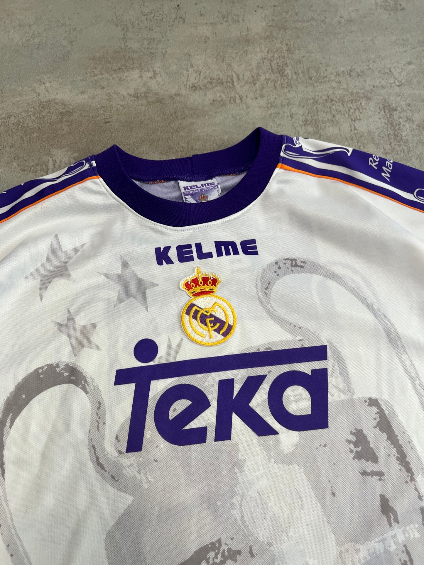 Camiseta Fútbol Vintage Kelme Real Madrid ‘Campeones ‘ 1998 Special Edition Kit - XL