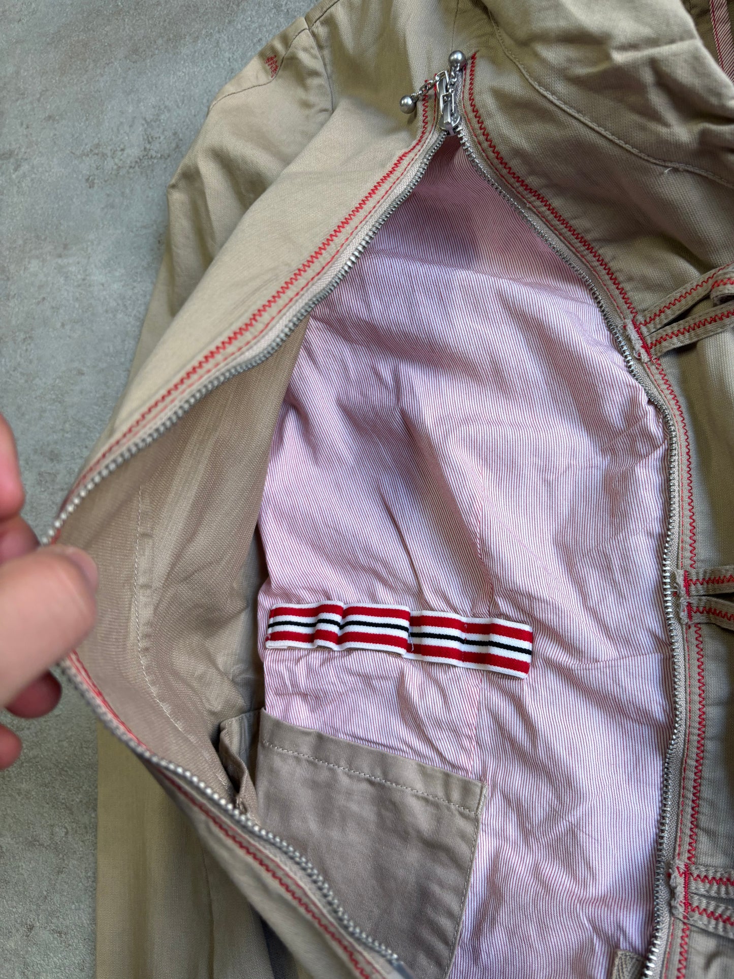 Chaqueta ‘Hidden Pockets’ Marithé + François Girbaud 00s Vintage - M