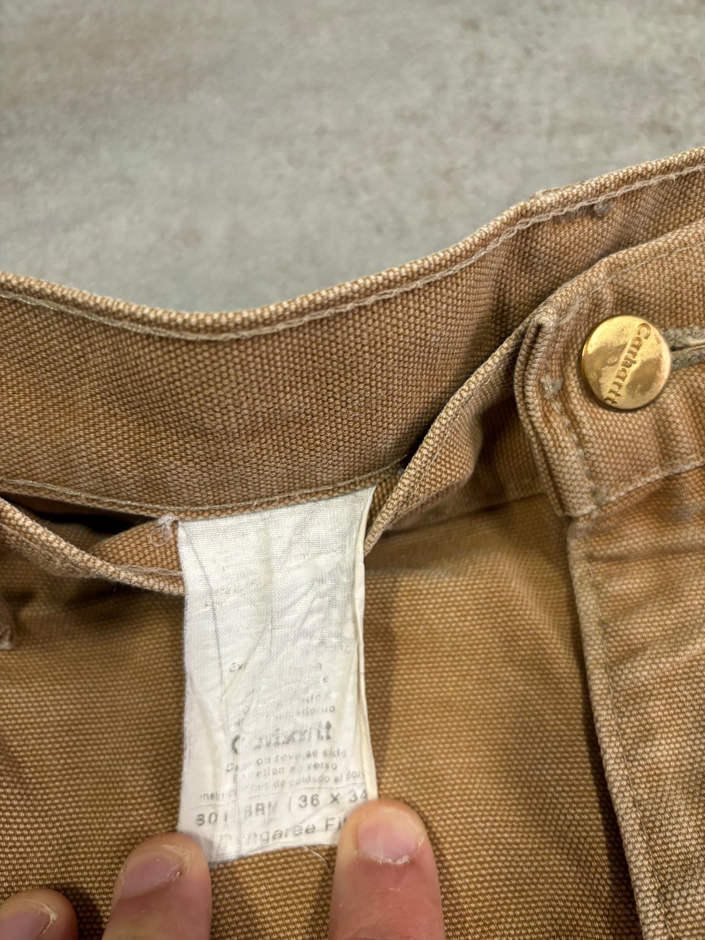 Carhartt 'Double Knee' 90s Vintage 'Stained' Pants - XL