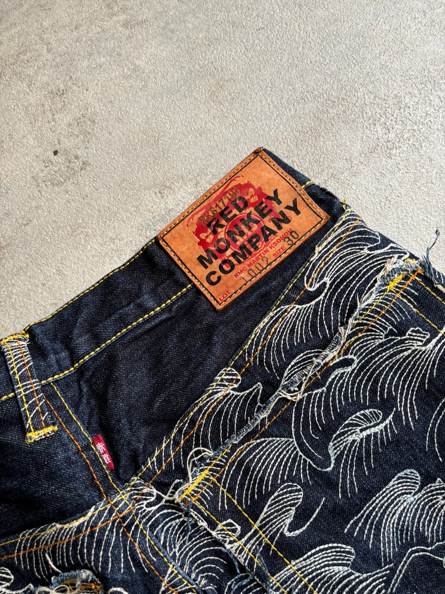 Pantalones Red Monkey Company ‘All Embroidered’ 00s Vintage - M