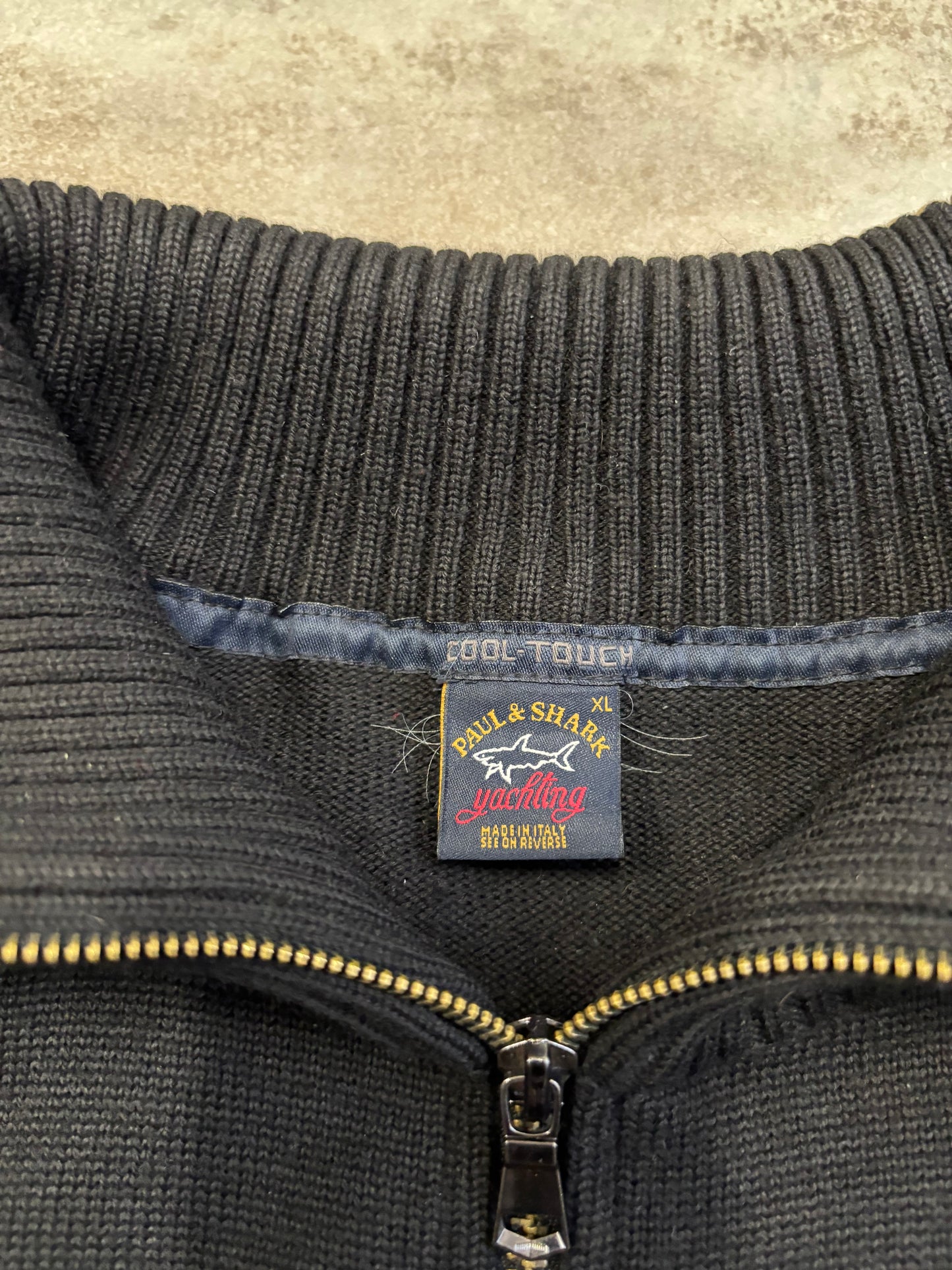Jersey Zip Paul & Shark 90s Vintage - L