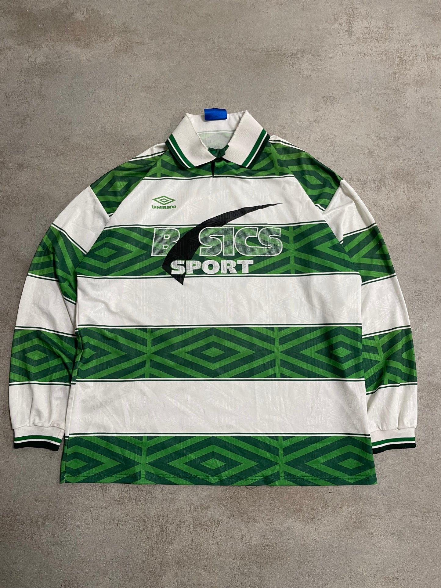 Camiseta Fútbol Manga Larga Blank Celtic Glasgow 1993-1994 Vintage - XL