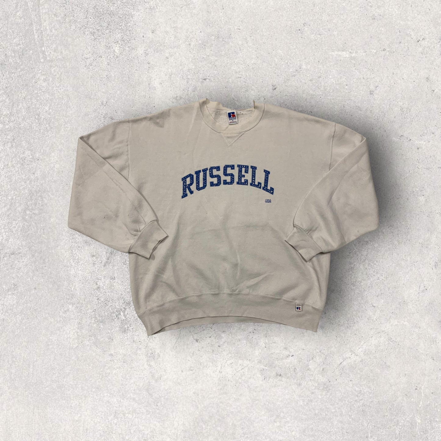 Sudadera Vintage Russell Made In USA 90’s - M