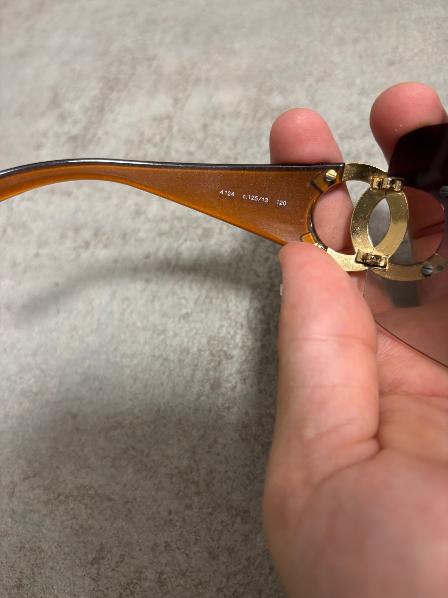 Gafas De Sol Pantalla Chanel ‘Big Logo’ 00s Vintage