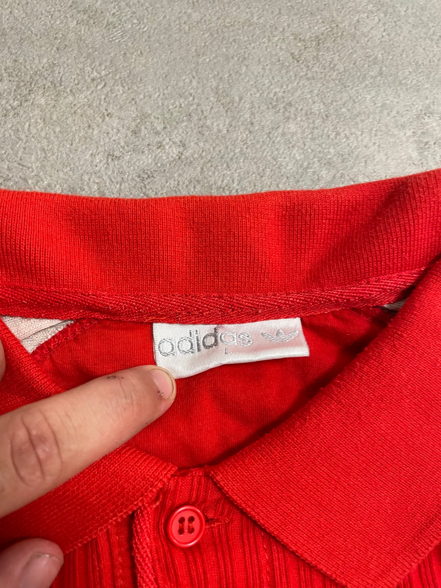 Polo Algodón Adidas 90s Vintage - L
