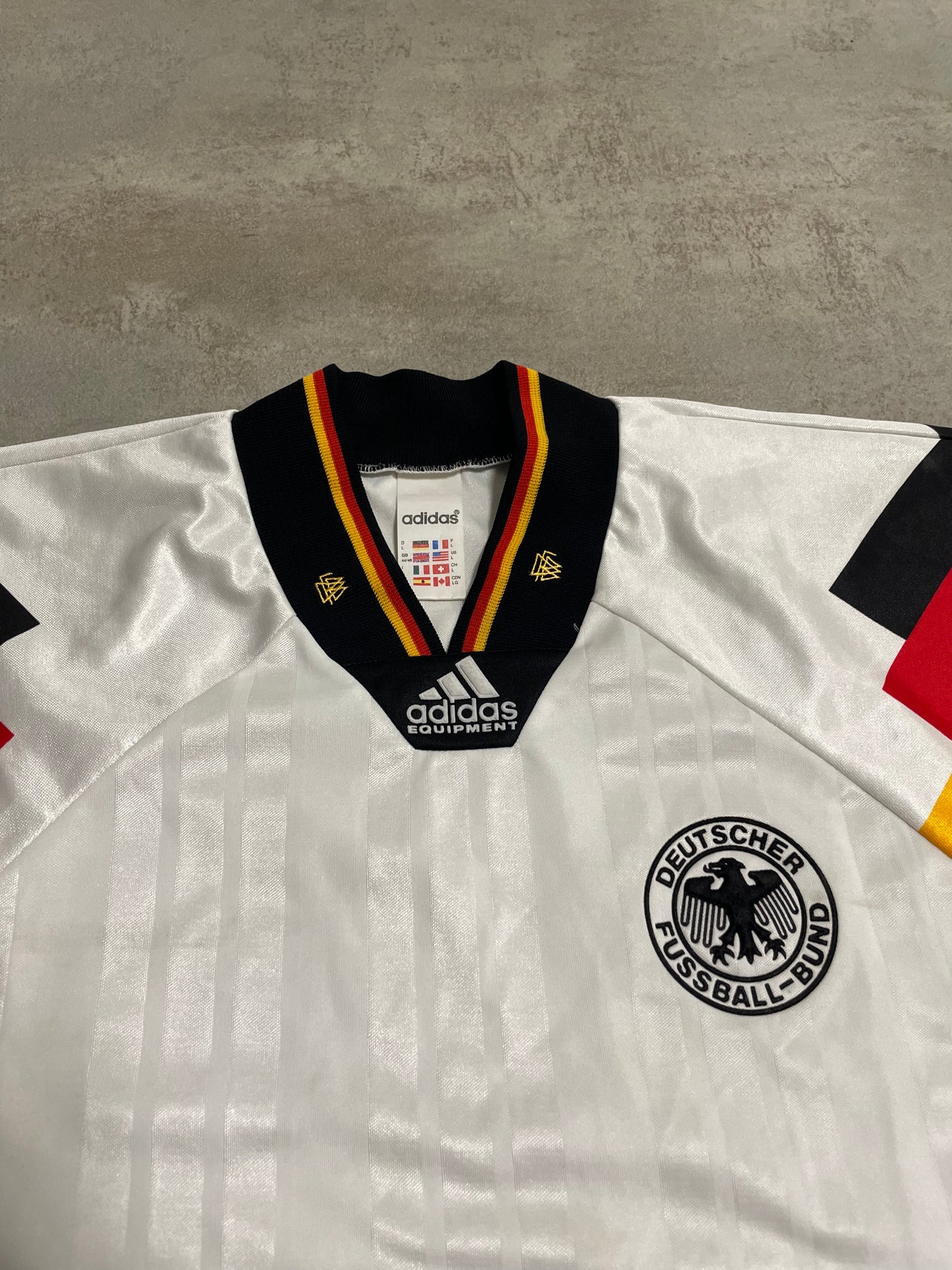 Camiseta Adidas Equipment Selección Alemania 1992 Vintage - L