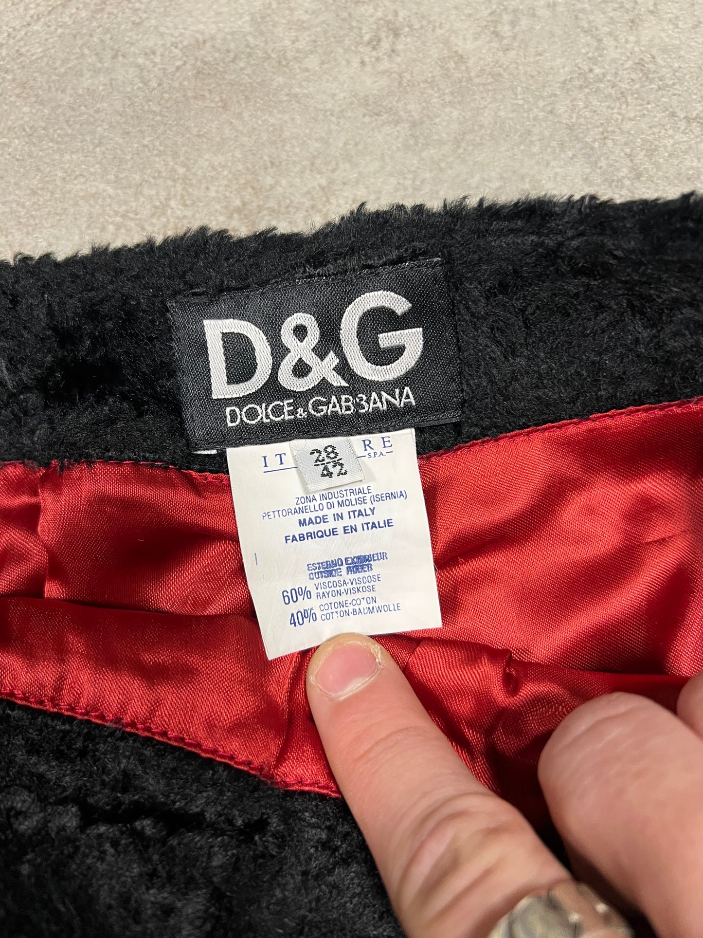 Falda Pelo Vintage Dolce & Gabbana 00’s - M