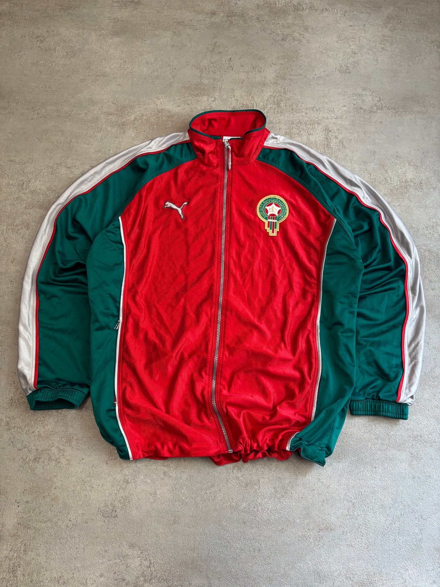 Chaqueta Track Puma Marruecos 1998/99 Vintage - L