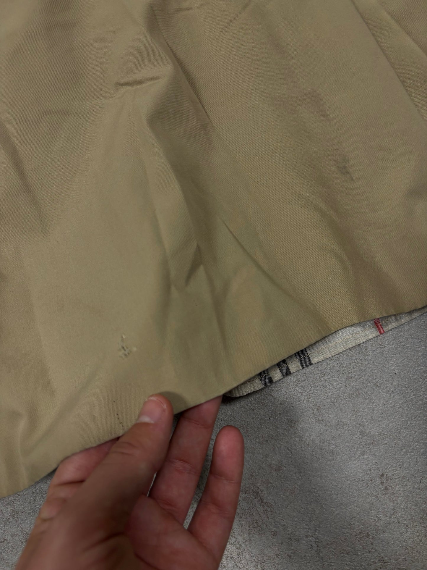 Gabardina Burberry 80s Vintage - L