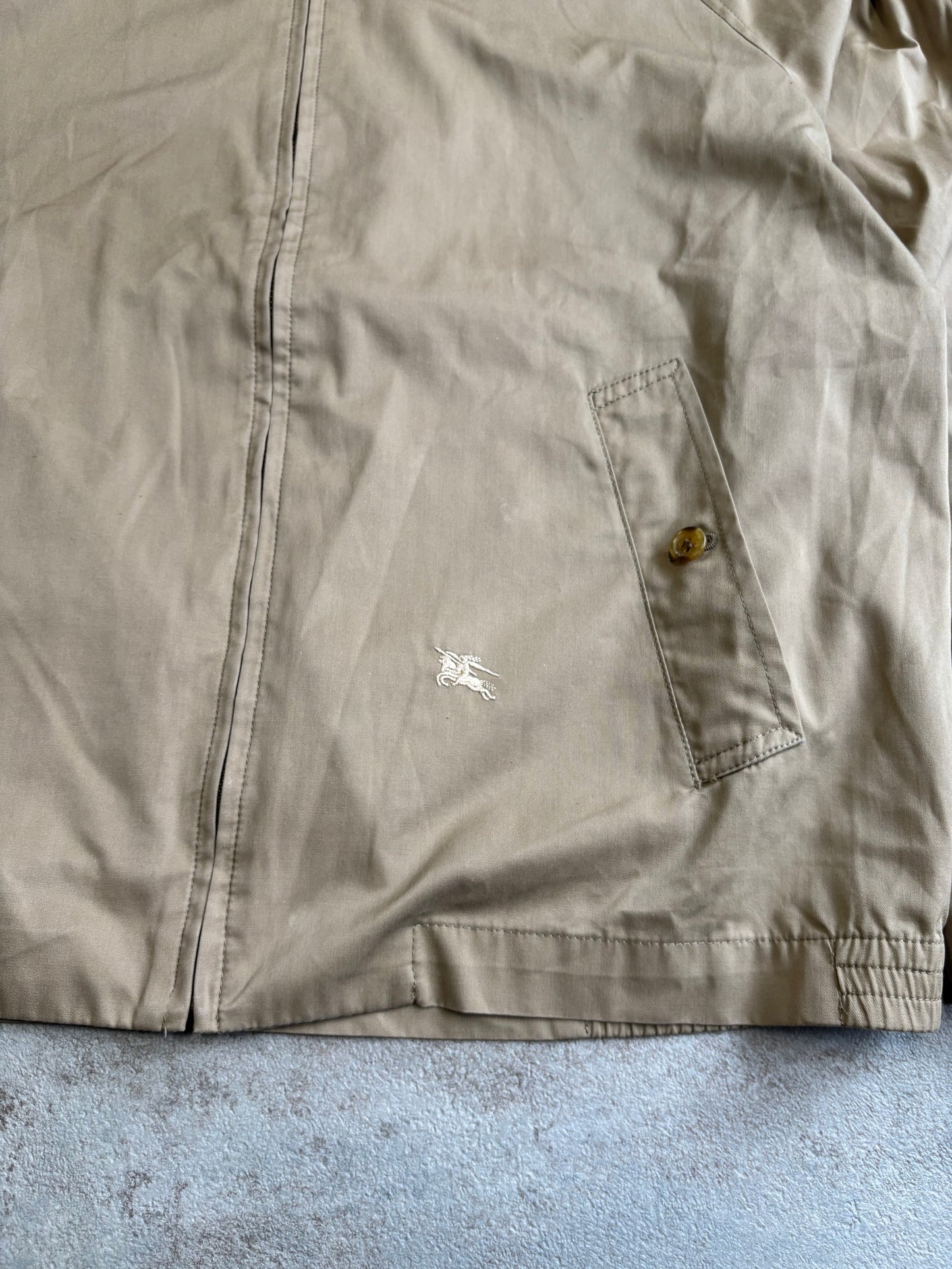 Chaqueta Harrington Burberry Ligera 00s Vintage - M