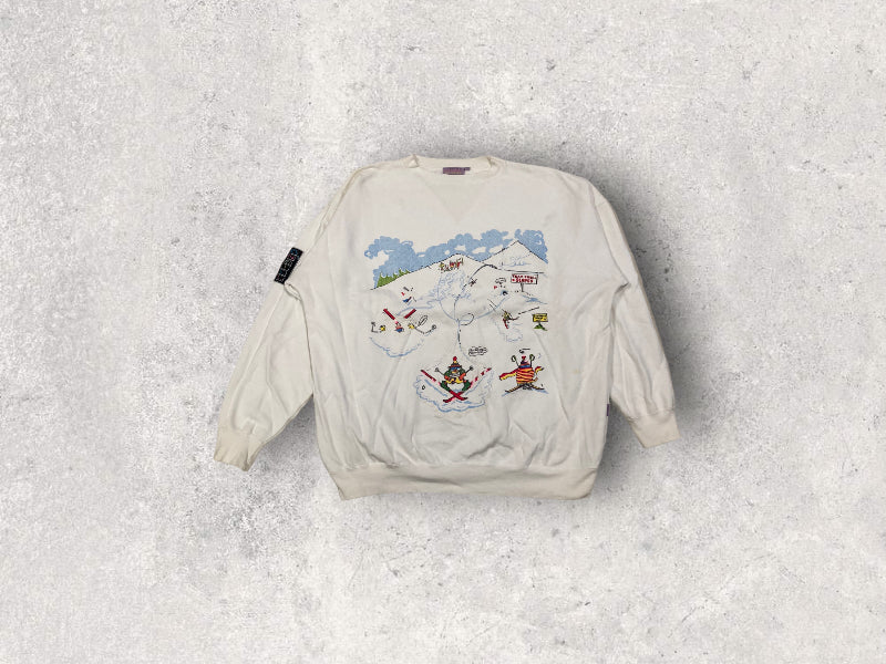 Sudadera O’Neill ‘Snow Graphic Very Rare’ 90s Vintage - L