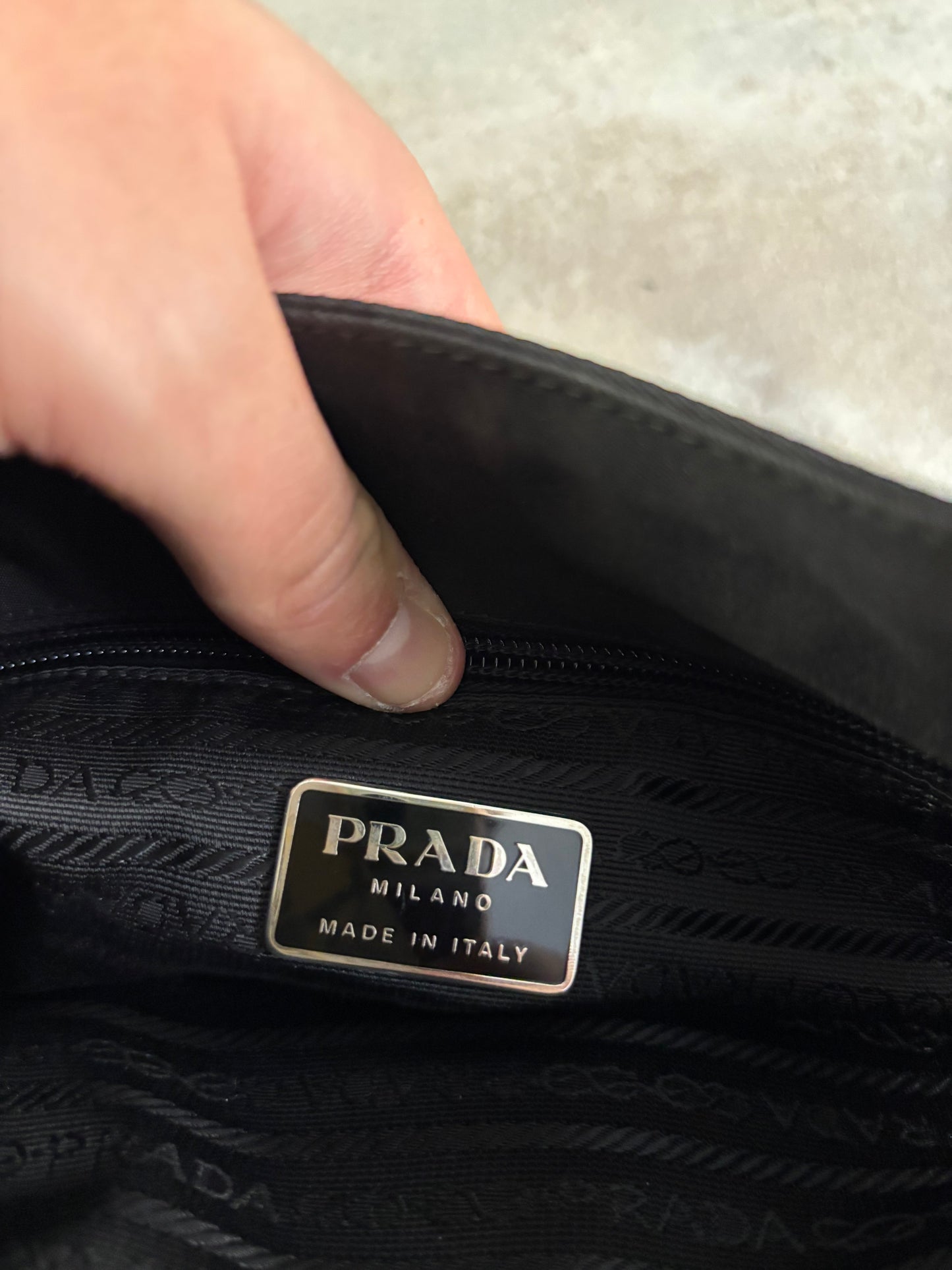 Bolso de Hombro Nylon Prada 00s Vintage
