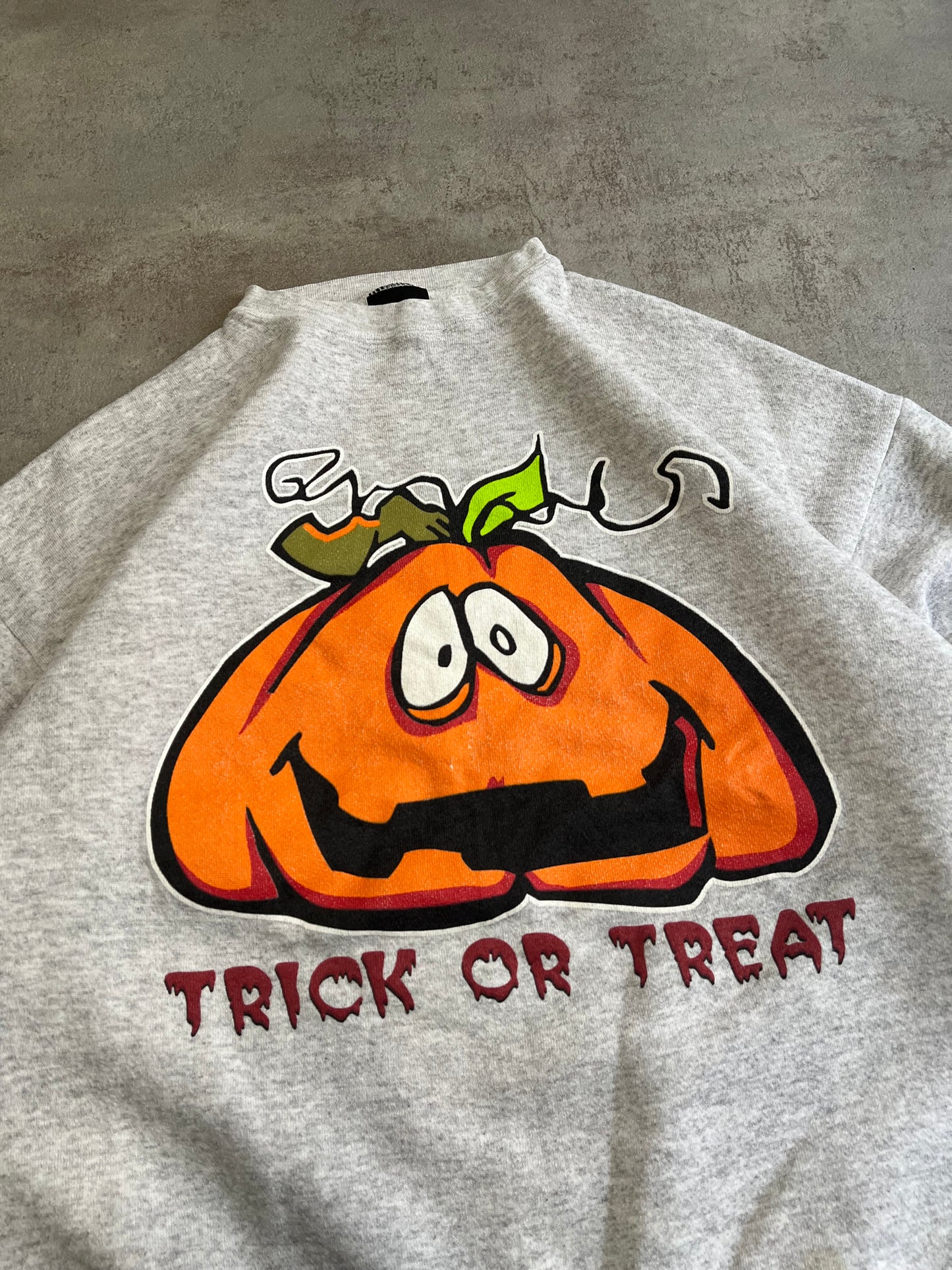 Sudadera Vintage ‘Trick or Treat ‘ 90’s - L