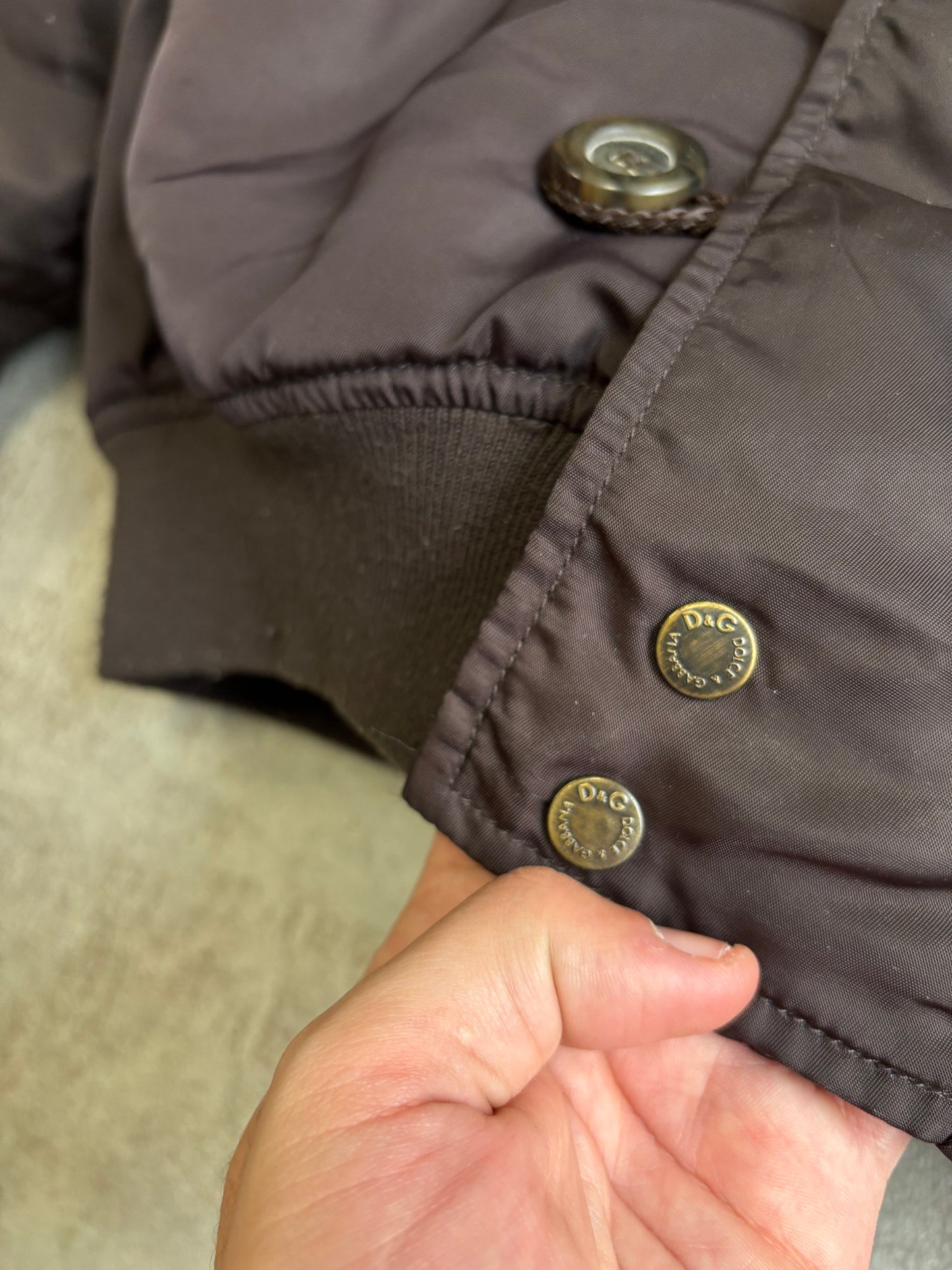 Chaqueta Bomber N2-B Fur Dolce & Gabbana 2002 Vintage - L
