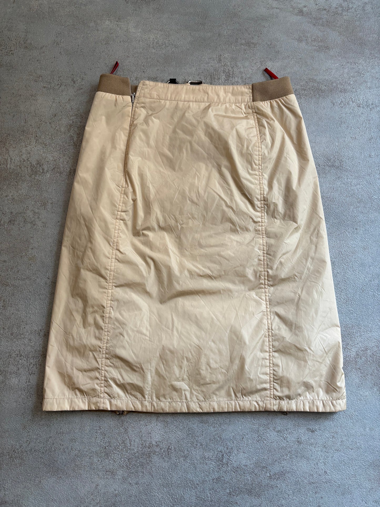 Falda Nylon Prada 00s Vintage - M