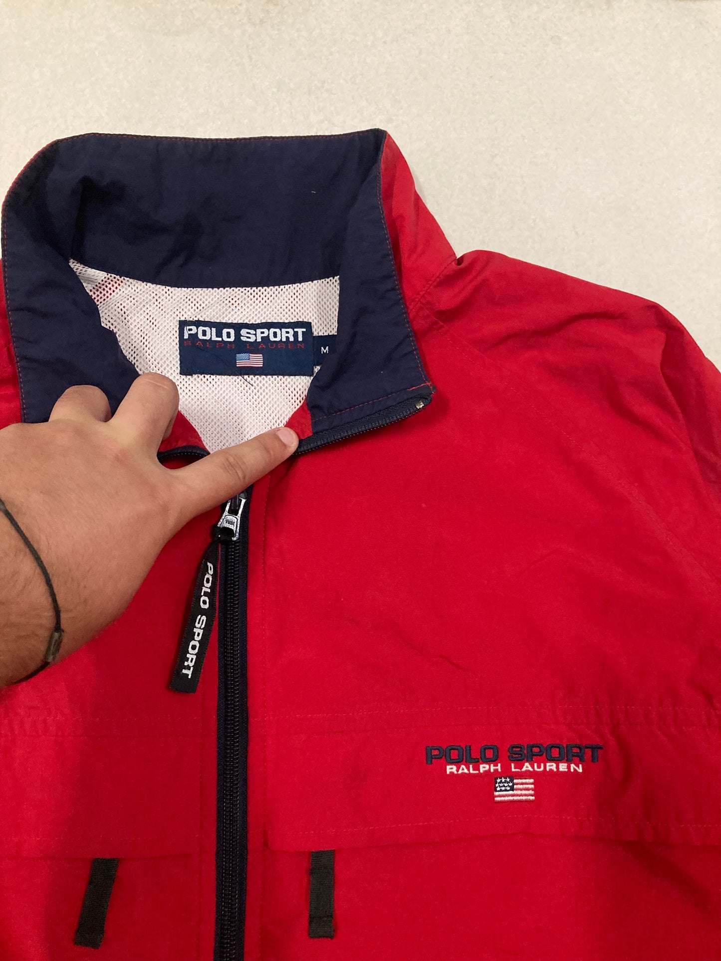 Chaqueta Polo Sport 90s Hip Hop Vintage - M