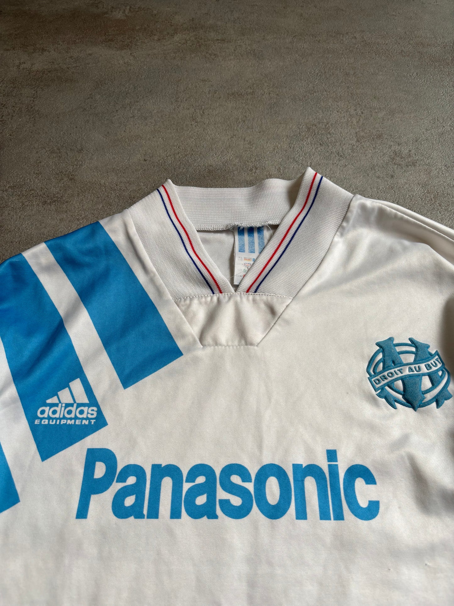 Camiseta Manga Larga Olympique Marseille 1991/1992 Vintage - XS