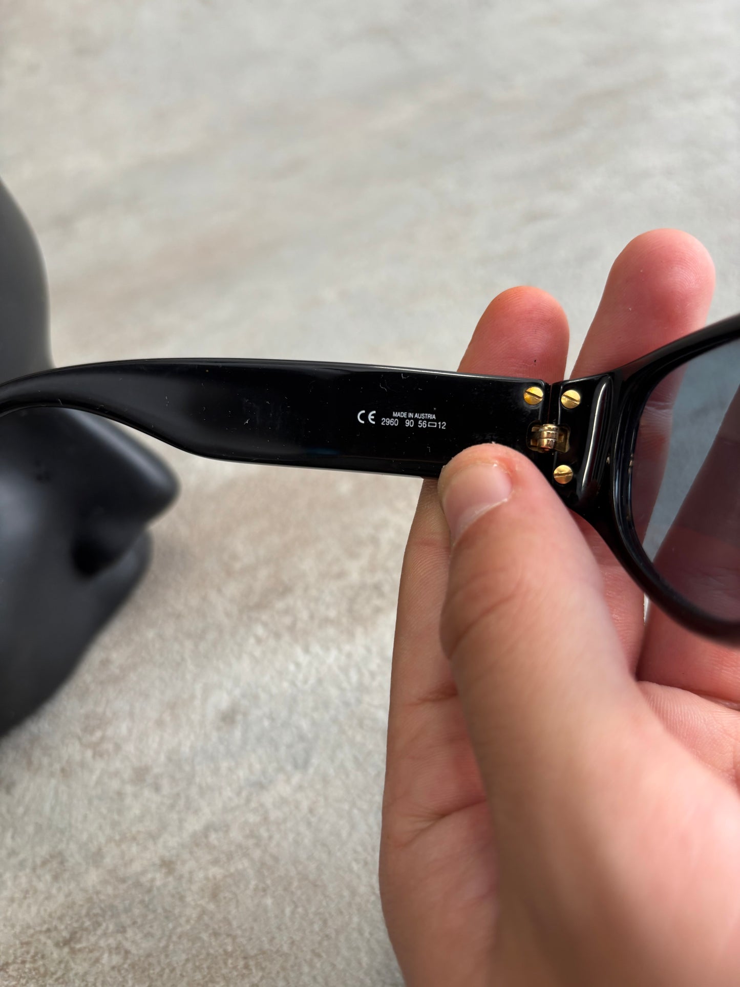 Gafas Christian Dior ‘Big Golden Logo’ 90s Vintage