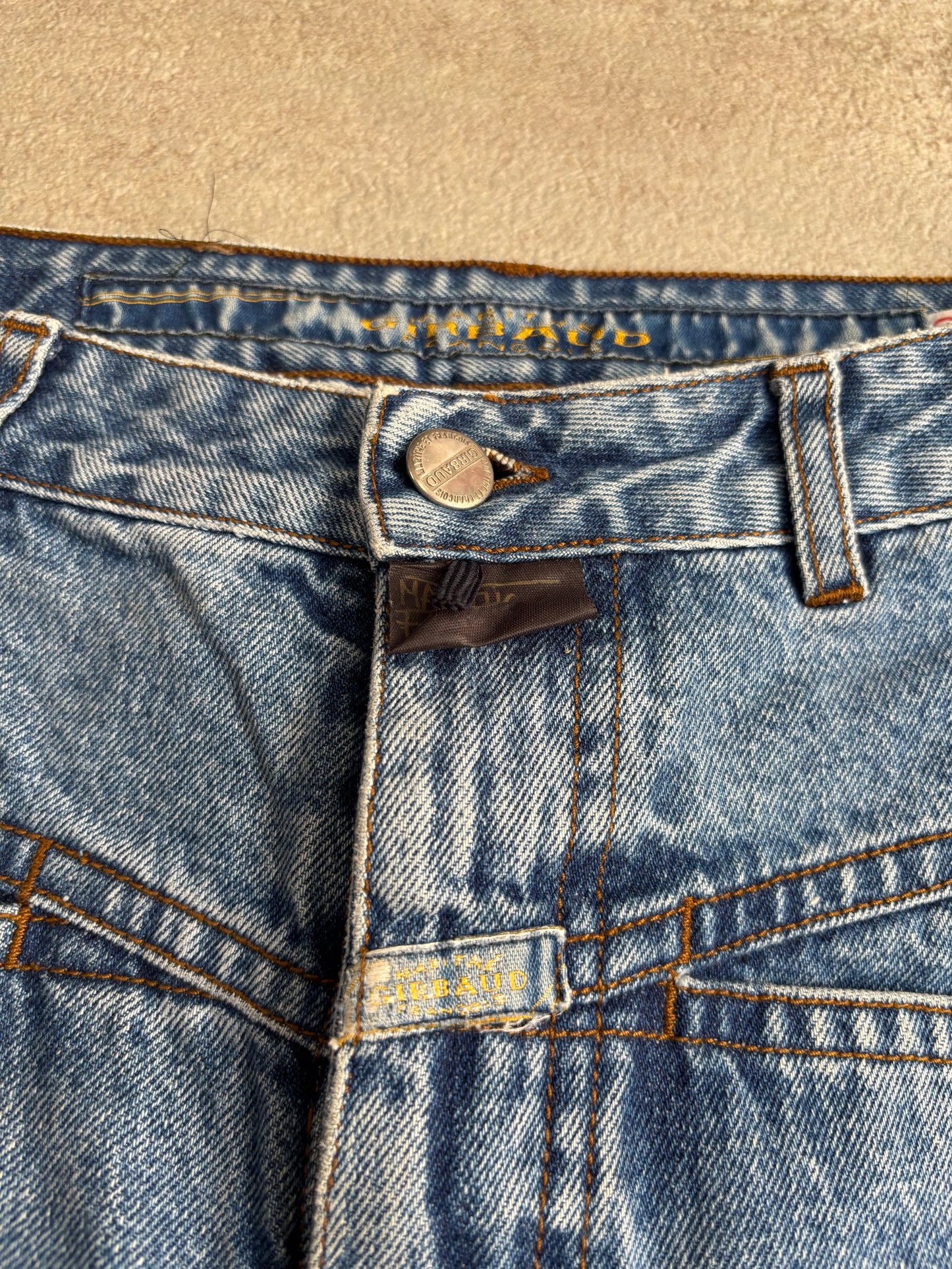 Pantalones Vaqueros Rectos Marithé François + Girbaud 90s Vintage - S
