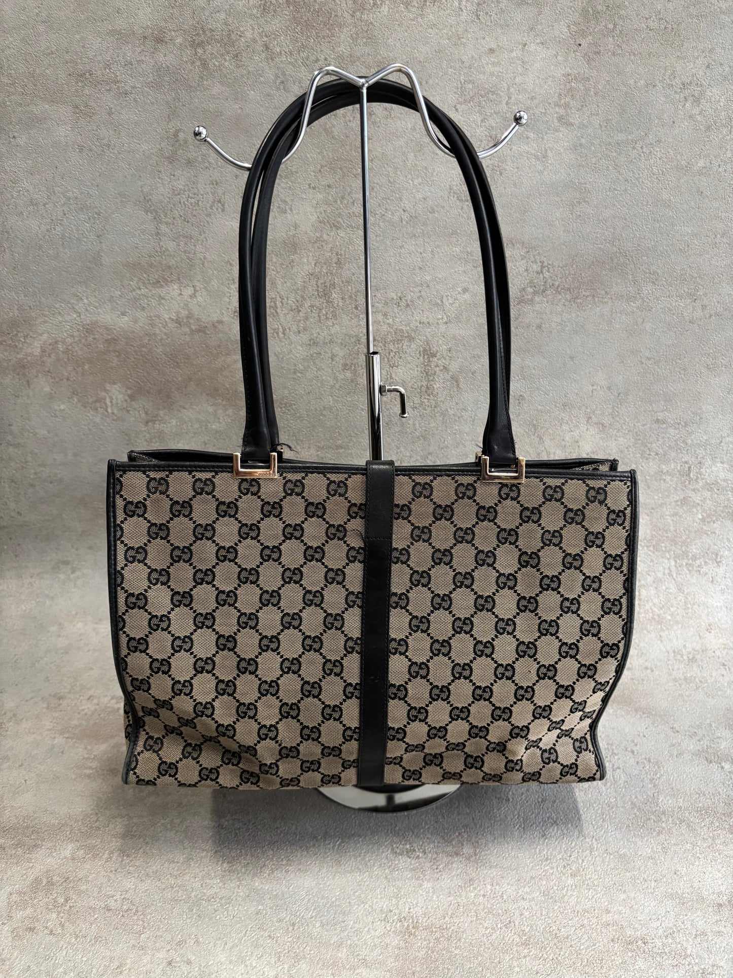 Bolso Totebag de Hombro Jackie Gucci + Guardapolvos Original 00s Vintage