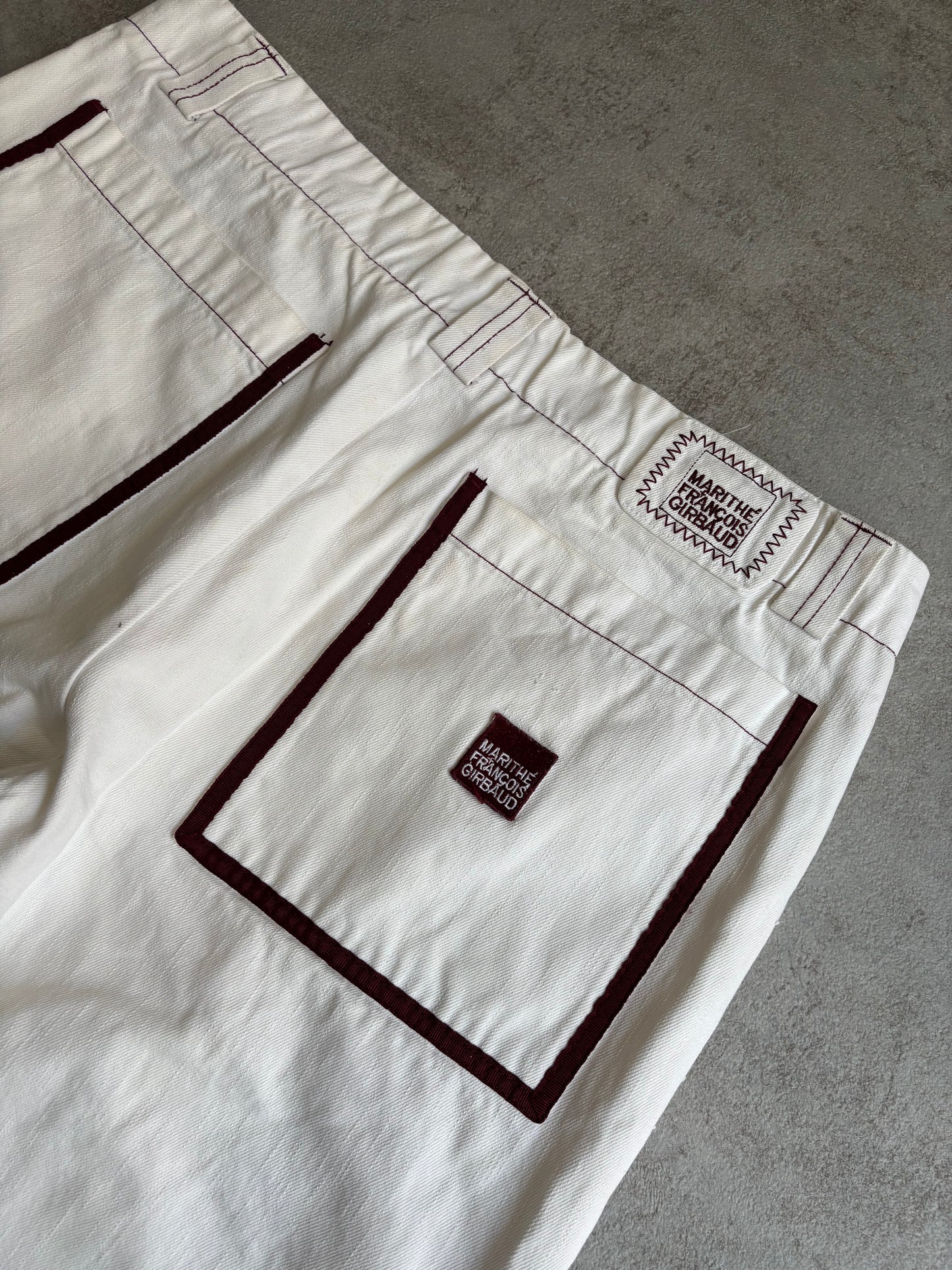 Pantalones Baggy Stripes Marithé François + Girbaud 00s Vintage - XL