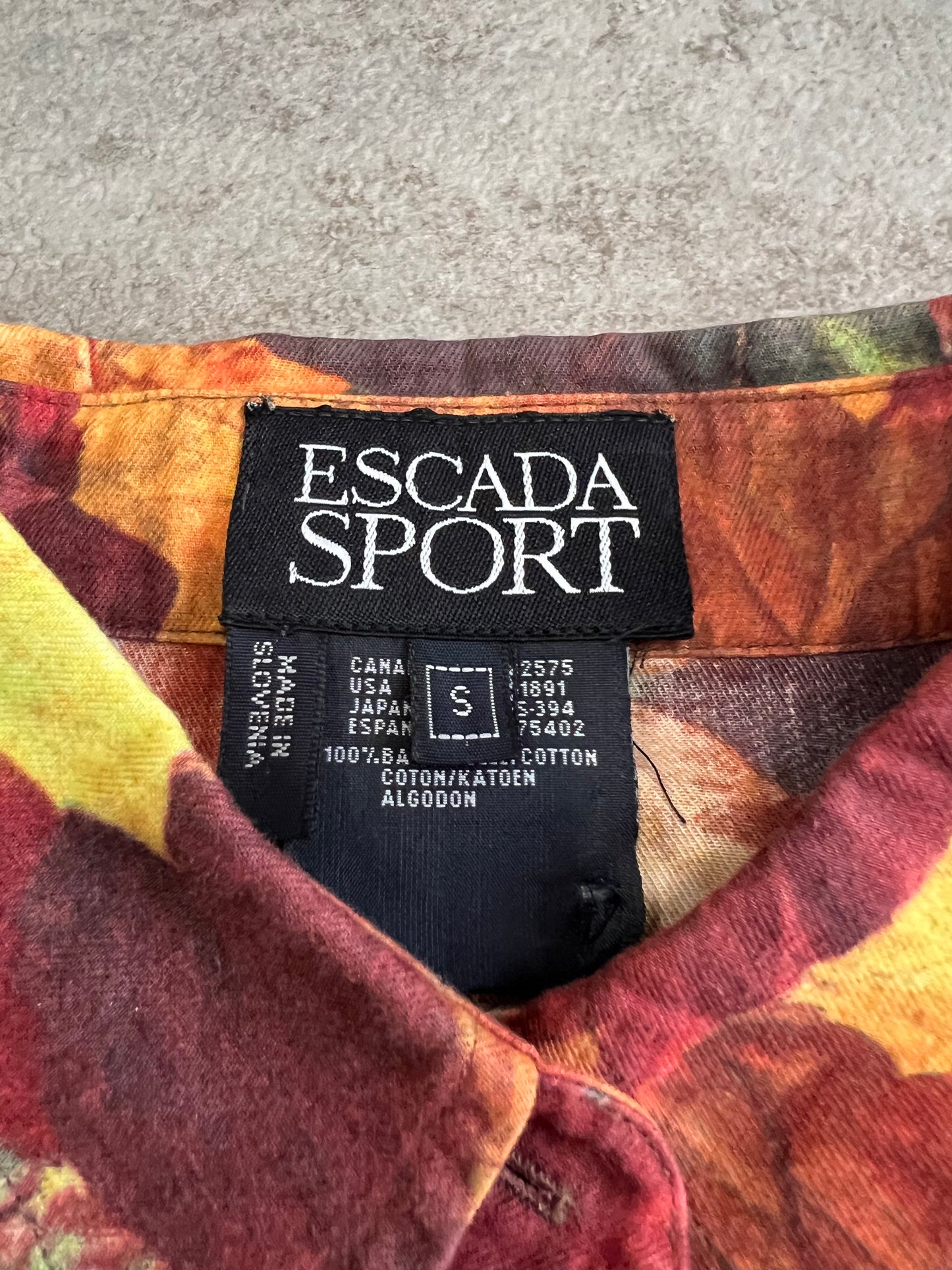 Camisa Estampada Vintage Escada 00’s - S