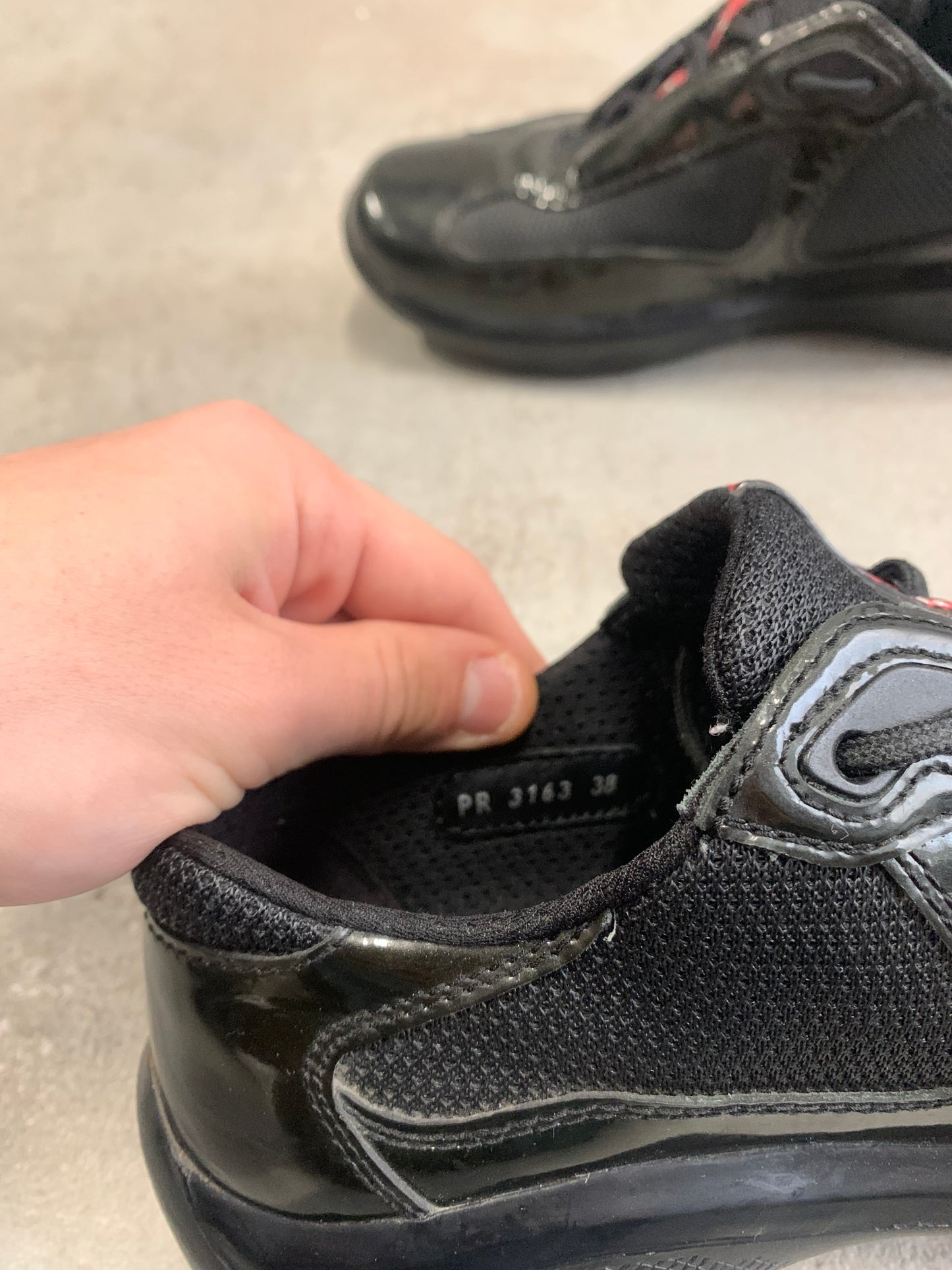 Zapatillas Charol Vintage Prada America’s Cup 00’s - 38