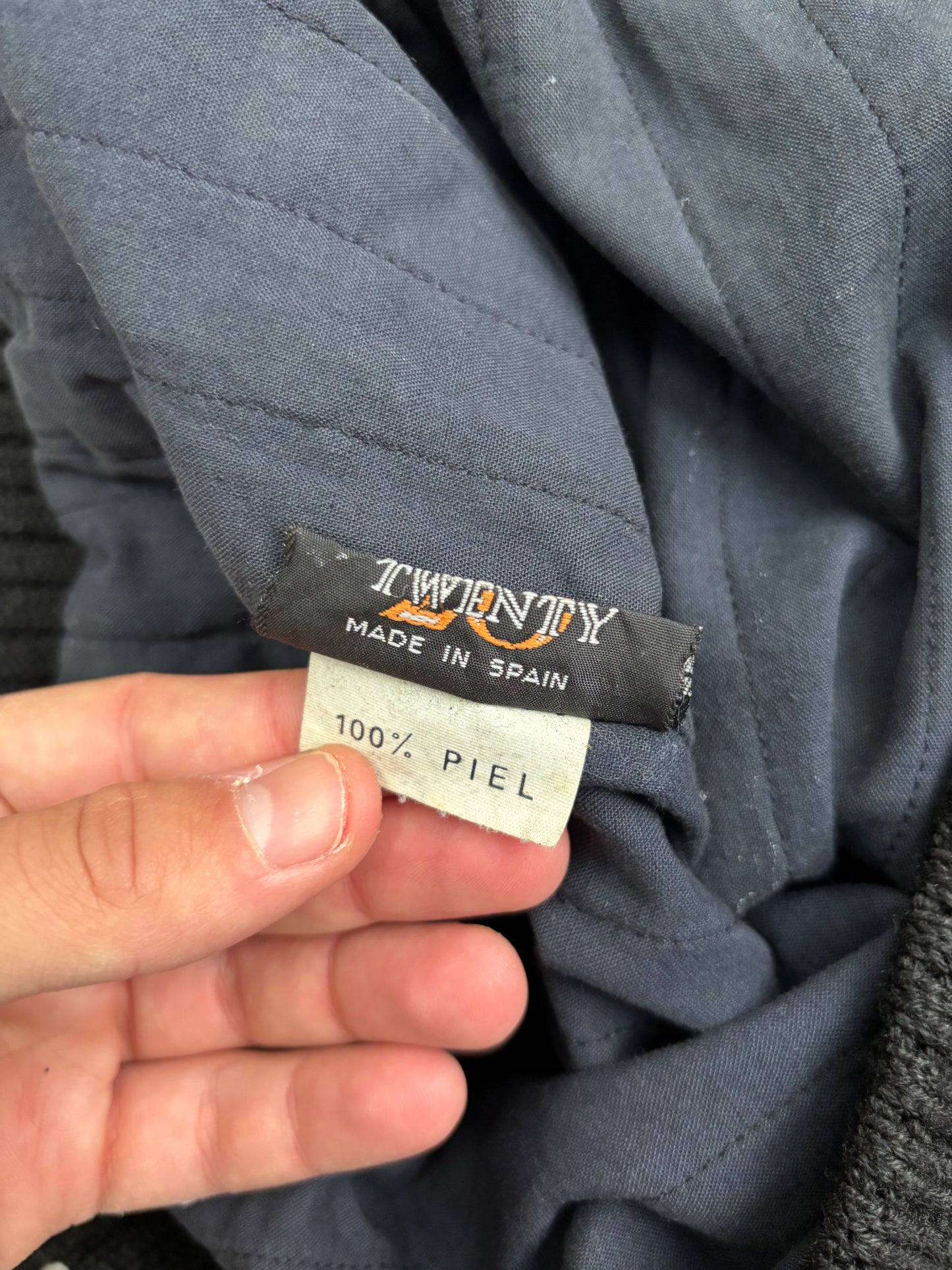 Chaqueta Cuero 100% Marithé François et Girbaud ‘Millésimes’ 90s Vintage - L