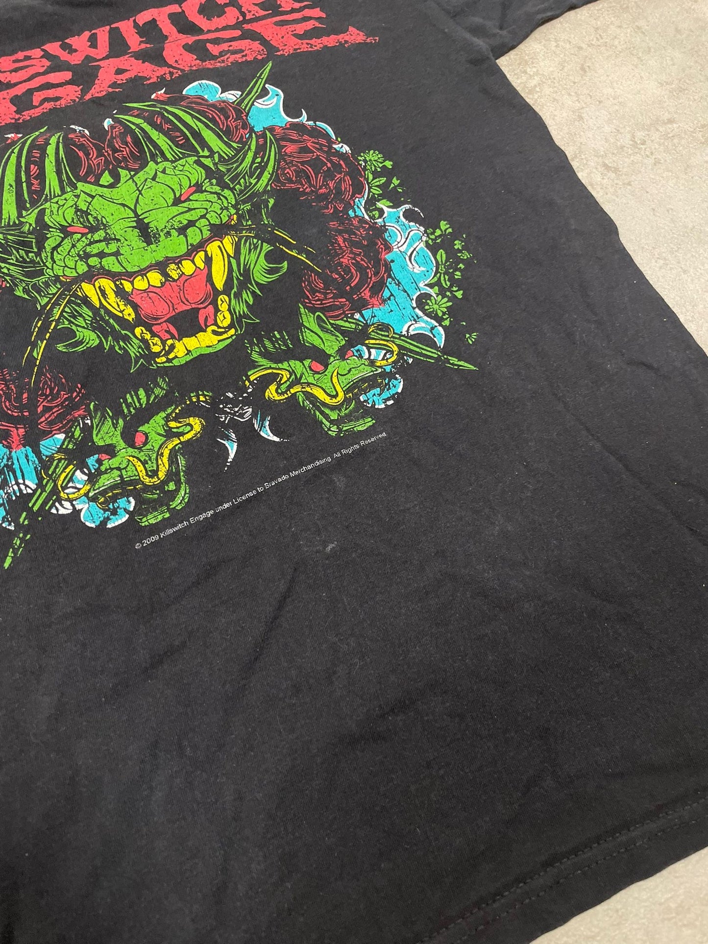 Camiseta Gráfica Metal Killswitch Engage 2000 Vintage- M