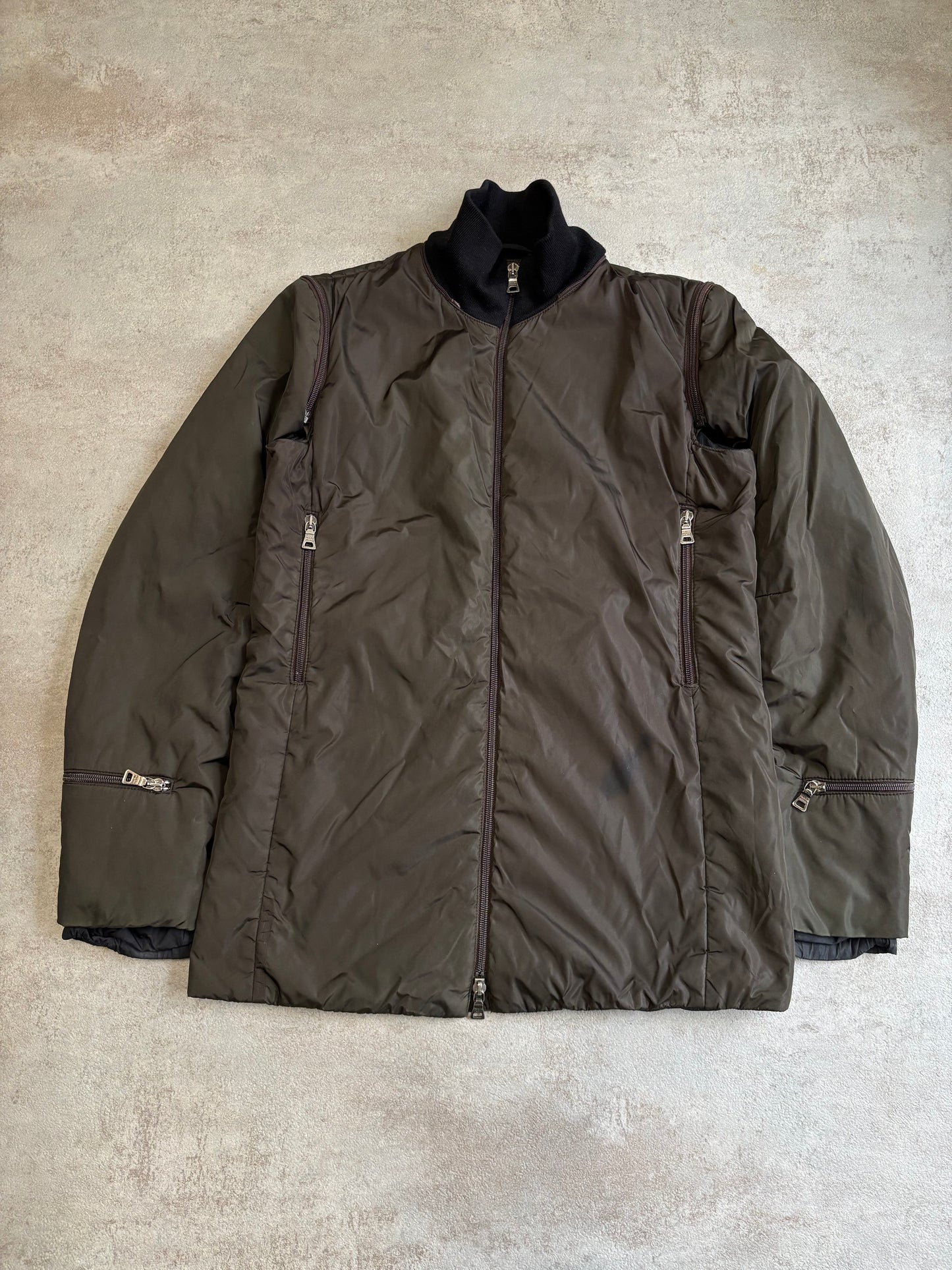 Chaqueta Packable 2/1 Prada 00s Vintage - M