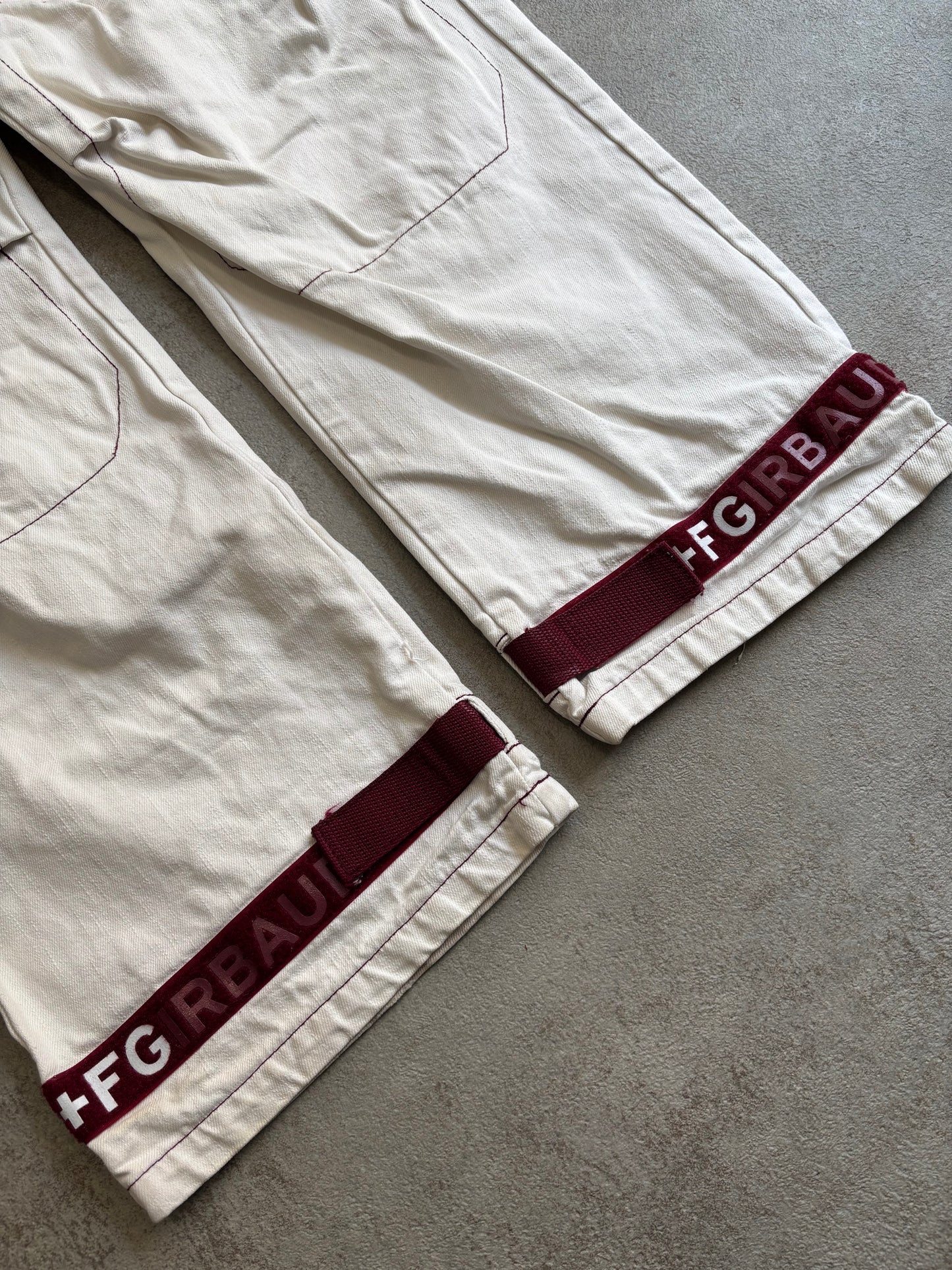 Pantalones Baggy Stripes Marithé François + Girbaud 00s Vintage - XL