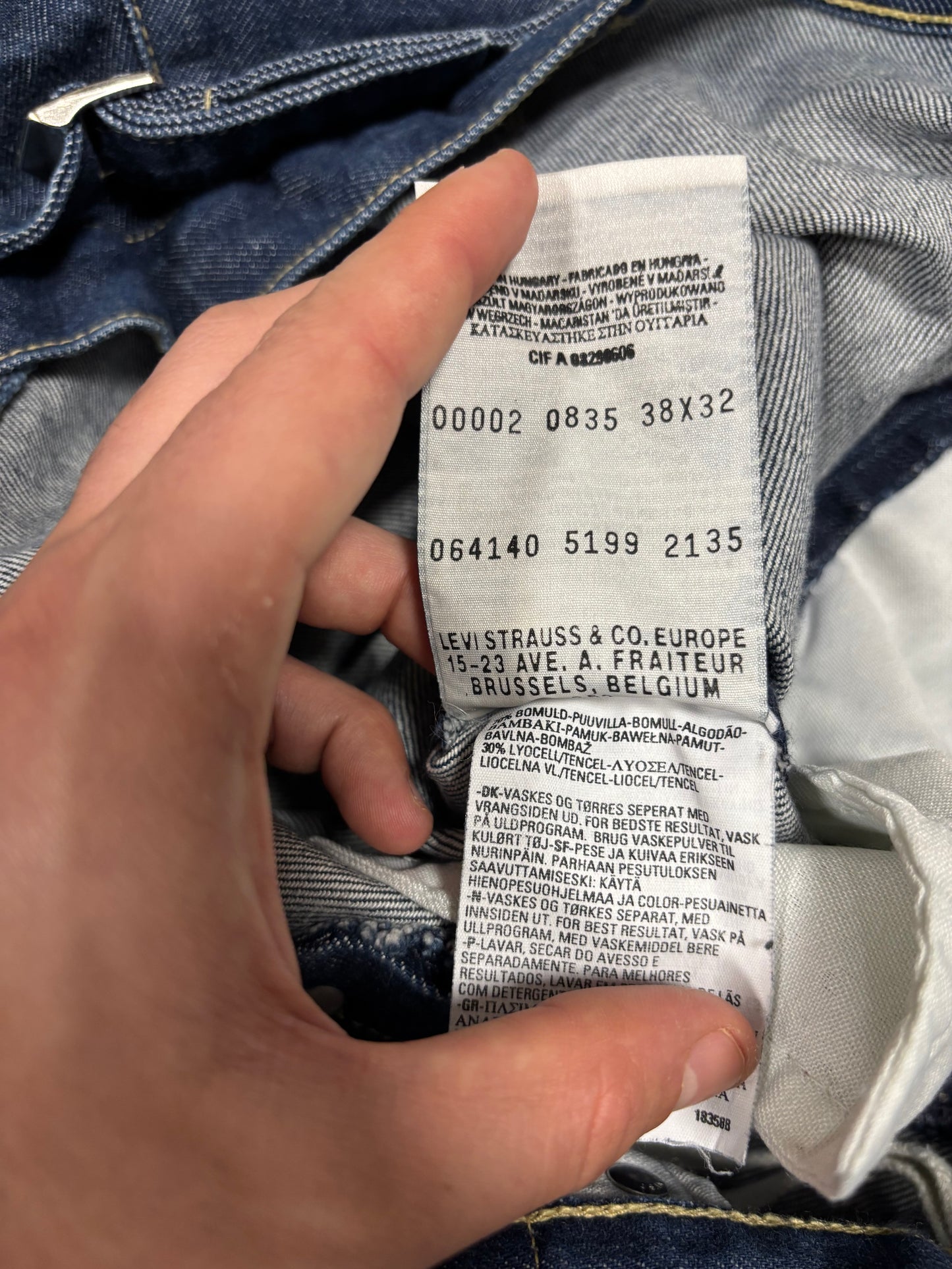 Pantalones Asimétricos Levi’s Engineered 00s Vintage - XL