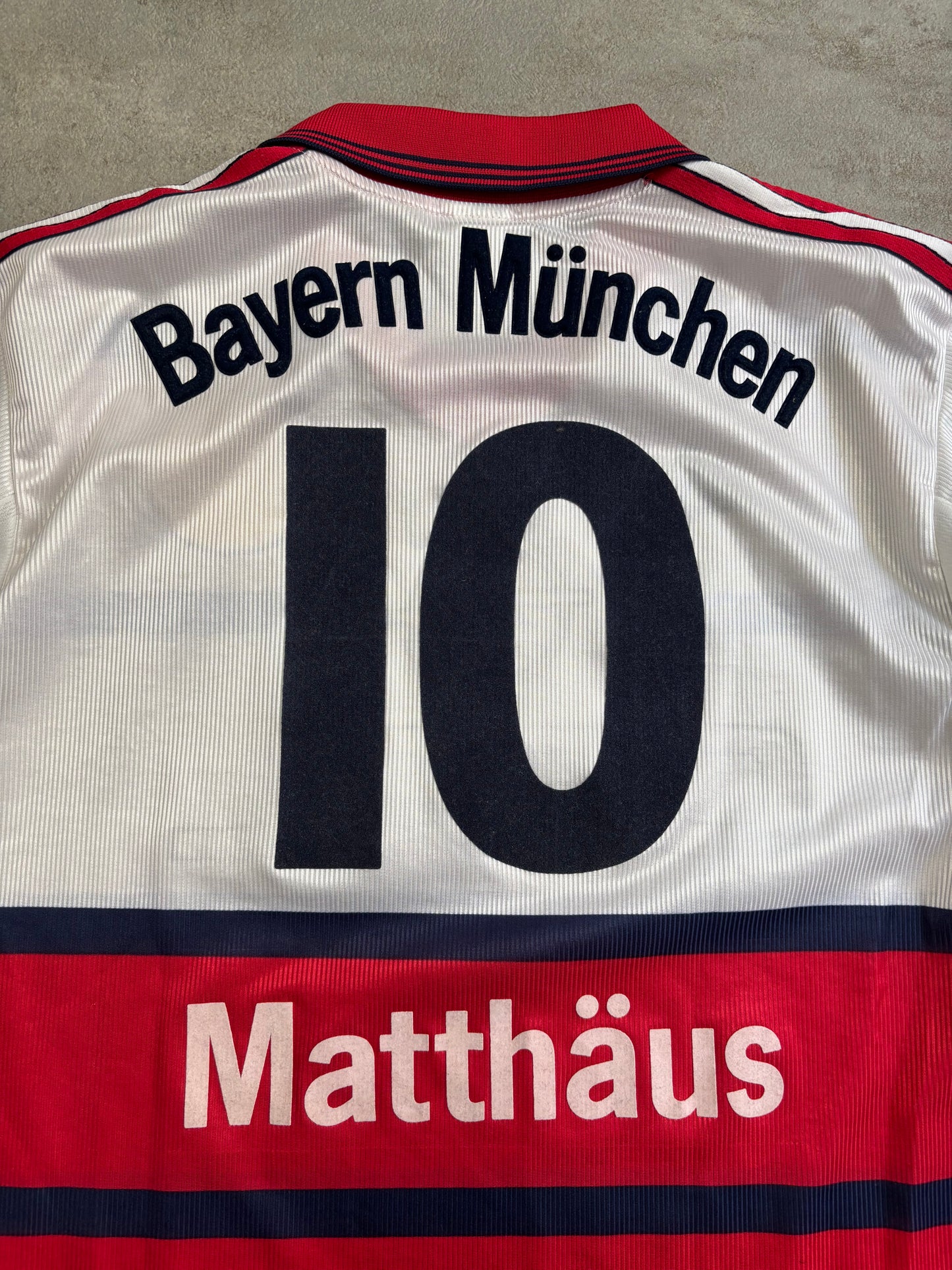 Camiseta Visitante Adidas Bayern München ‘Matthäus 10’ 1998/00 Vintage - M