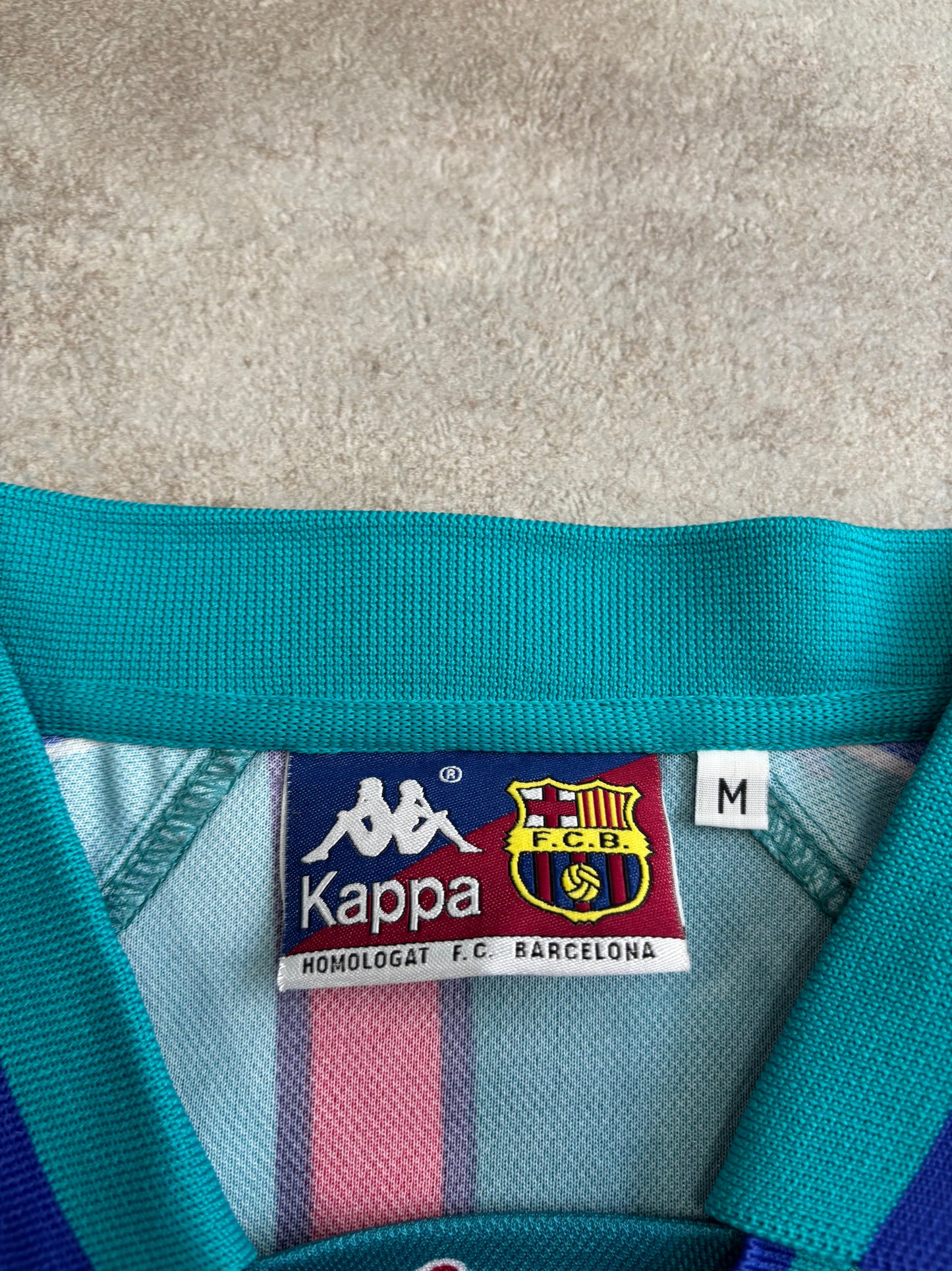 Camiseta Visitante Kappa F.C Barcelona 1995/96 Vintage - M