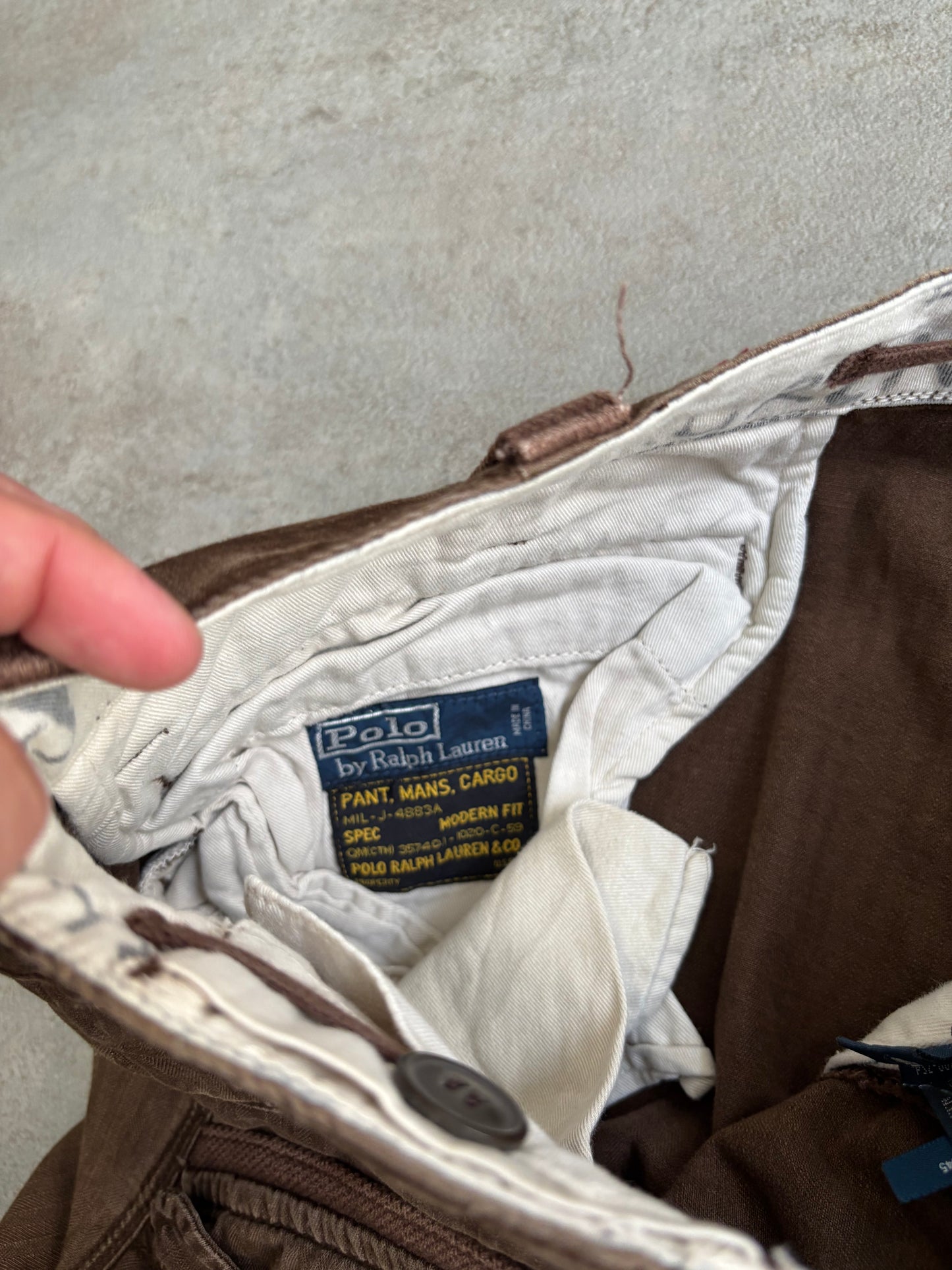 Pantalones Cargo Ralph Lauren 00s Vintage - XL