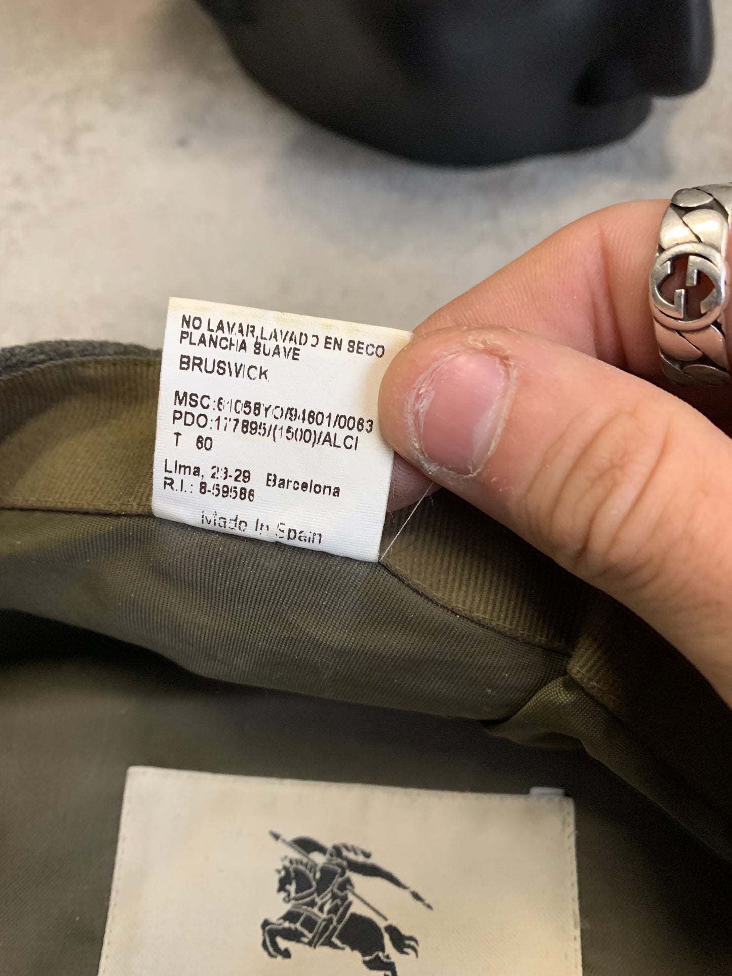 Boina Vintage Burberry 90’s