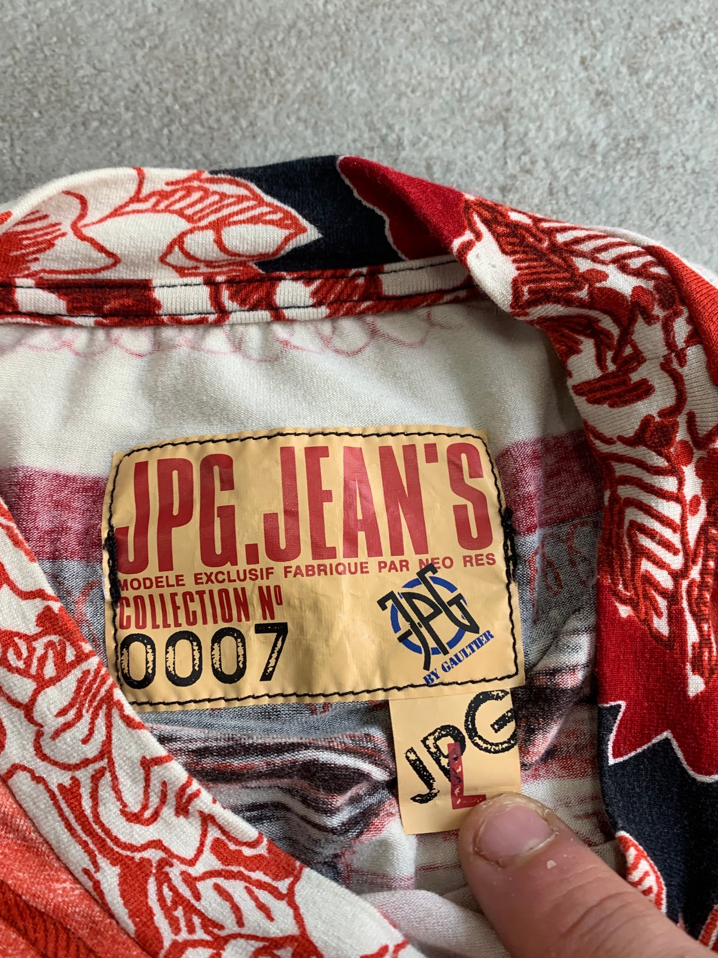 Camiseta Elástica Vintage Jean Paul Gaultier Late 90’s - L(w)
