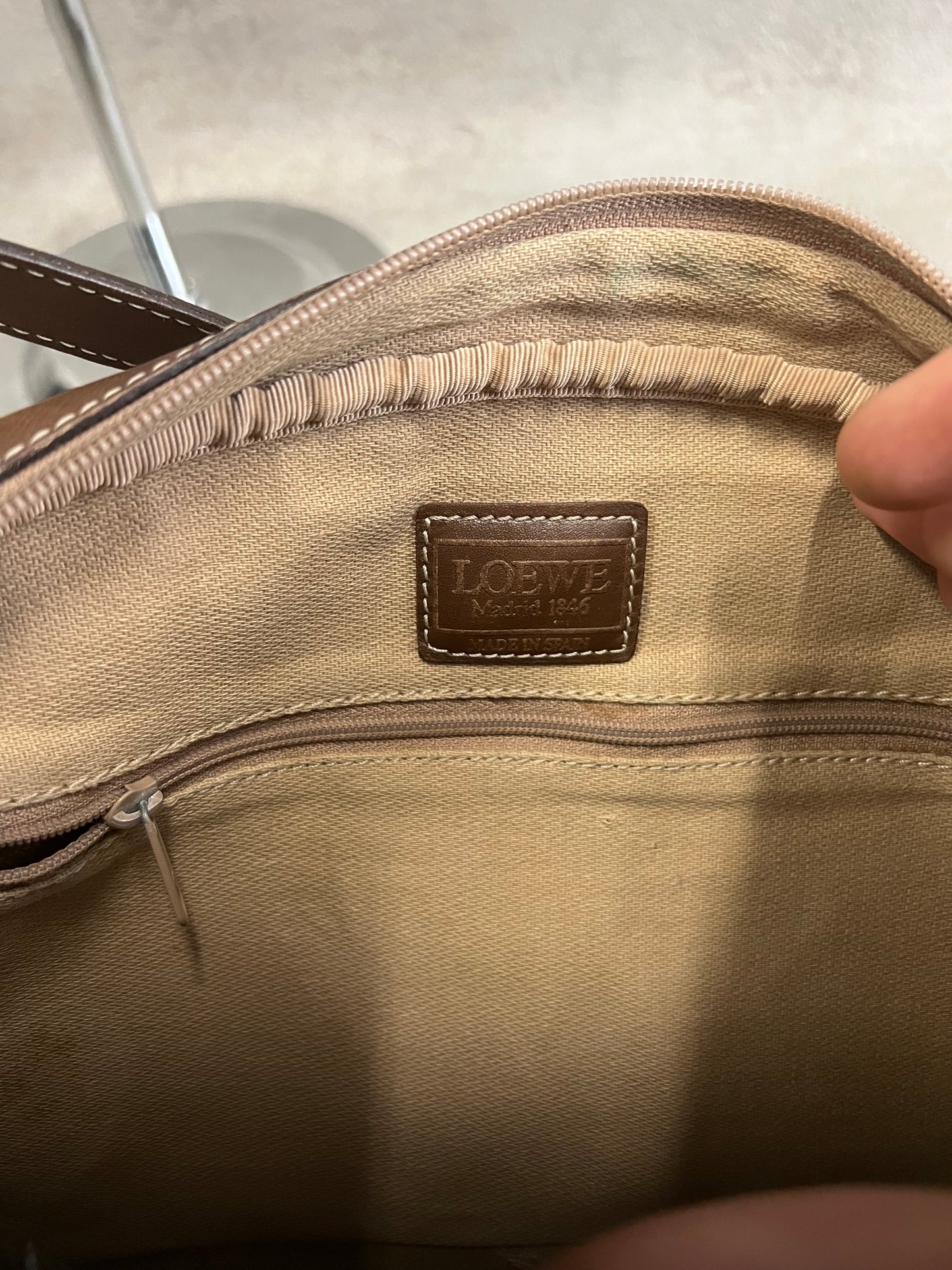 Bolso Tela Vintage Loewe 90’s