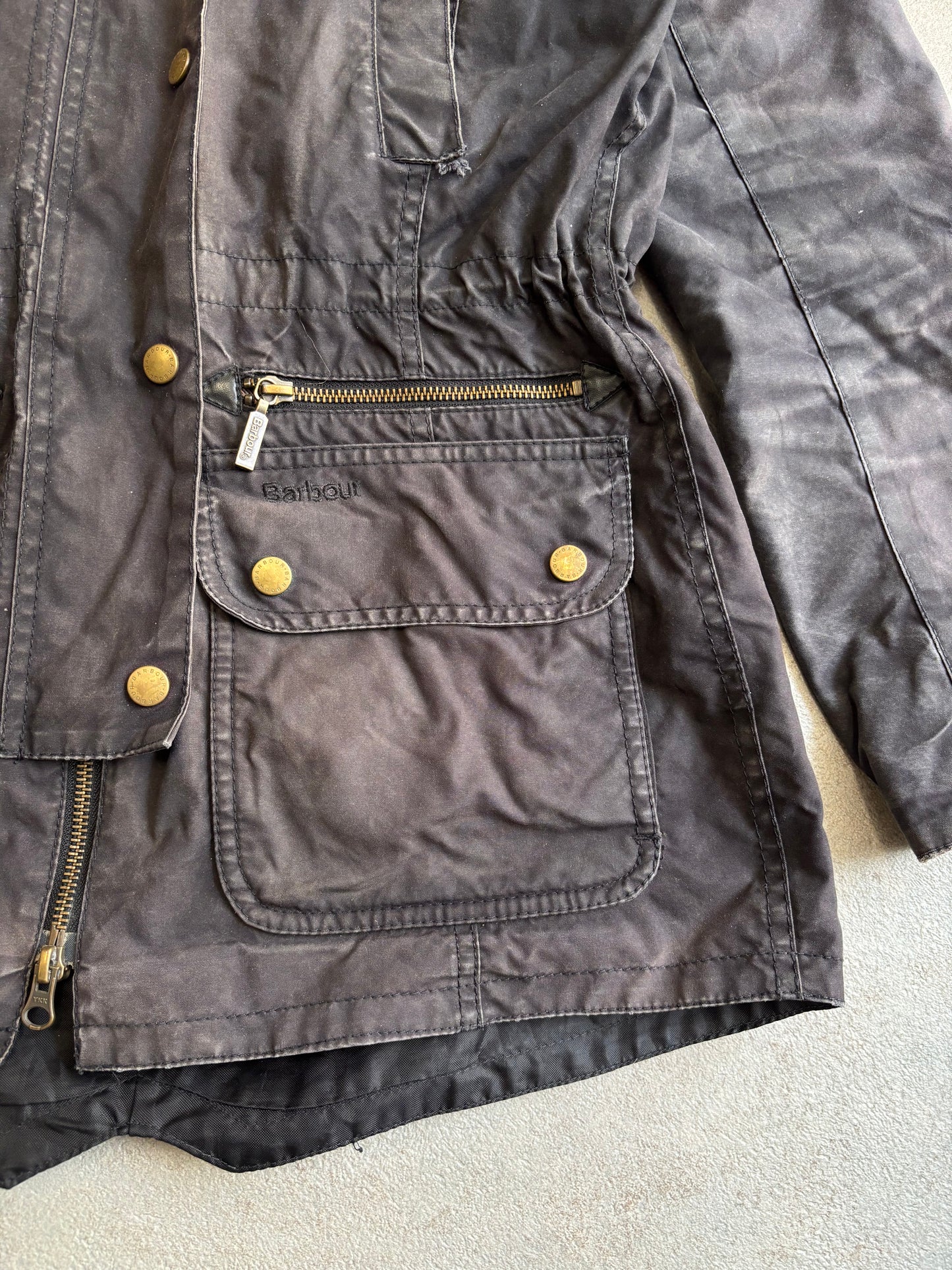 Parka Barbour Kelsall Waxed Cotton 00s Vintage - S Woman