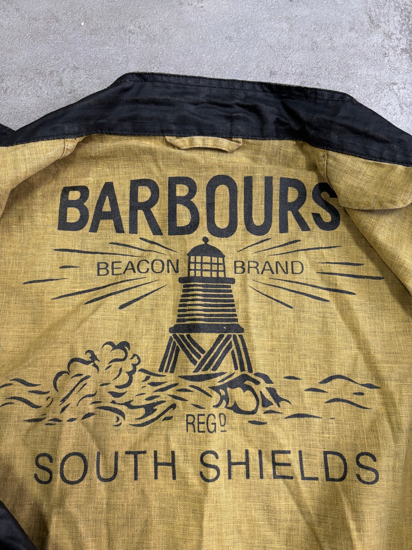 Chaqueta Cuero Encerada Barbour 00s Vintage - L