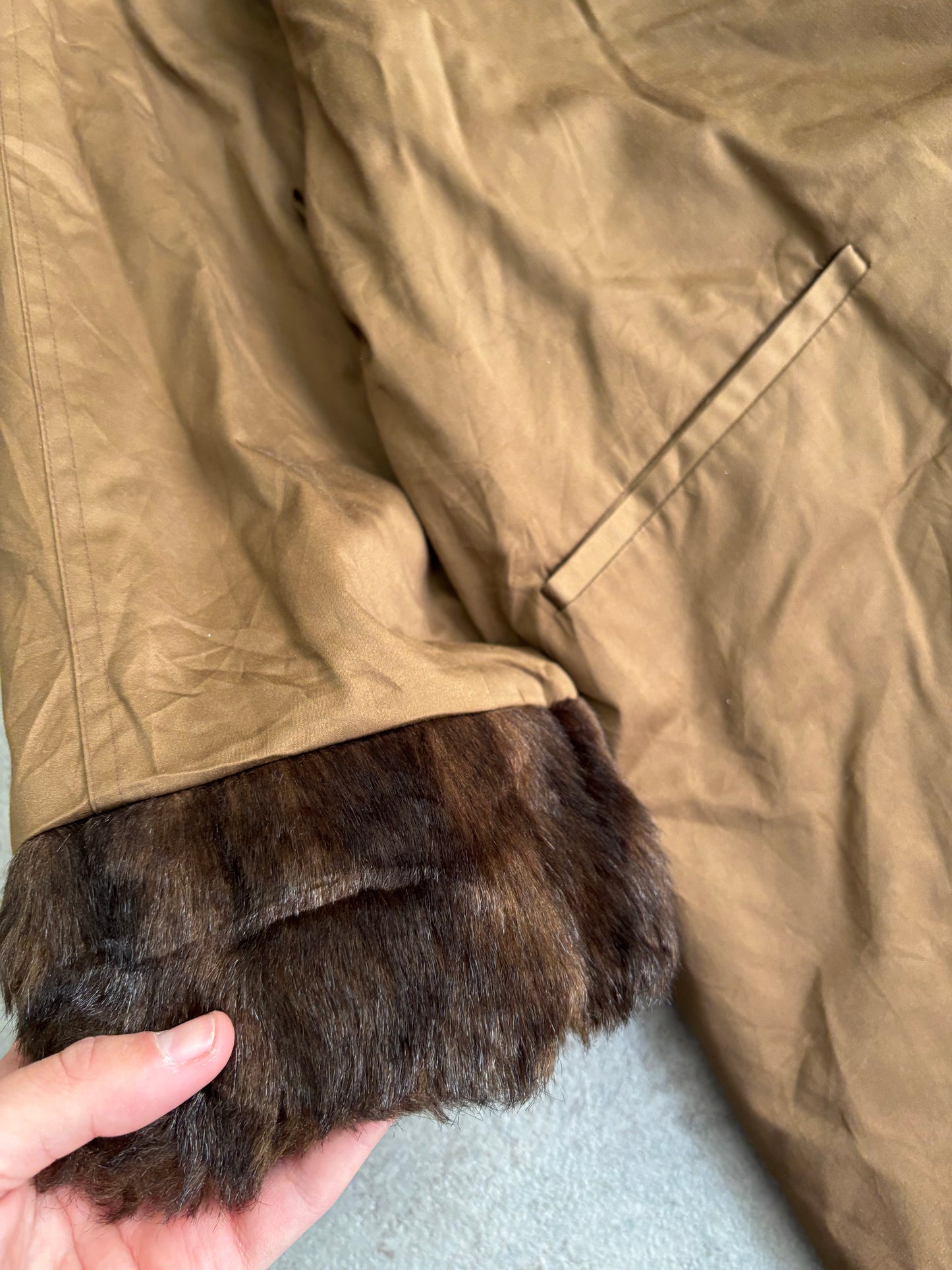Gabardina Pelo ‘Soint New’ Burberry 90s Vintage - L