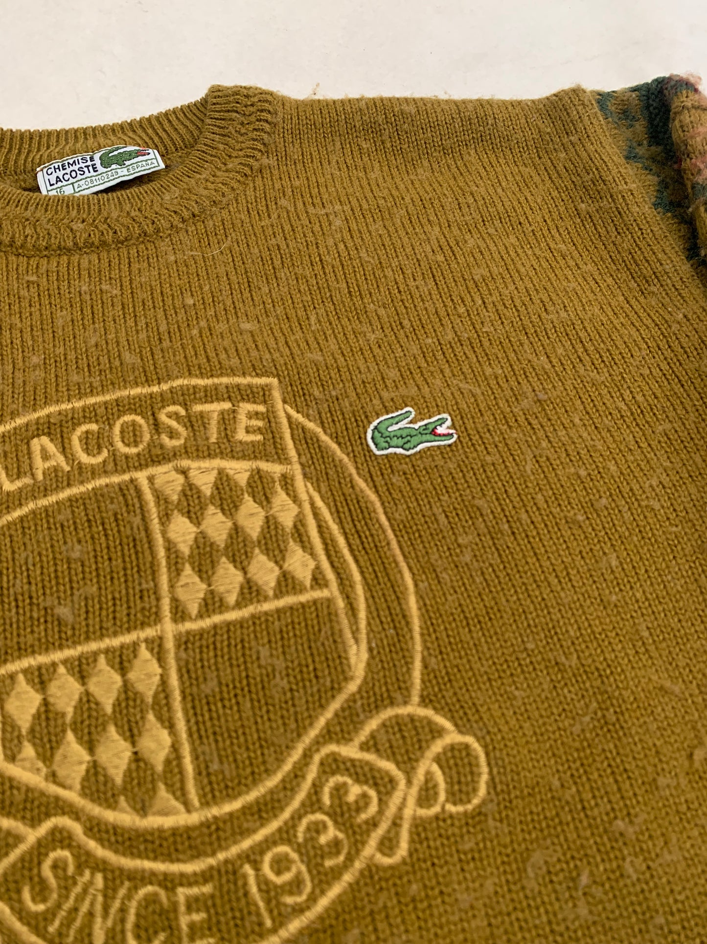 Jersey Vintage Lacoste Bordado - S