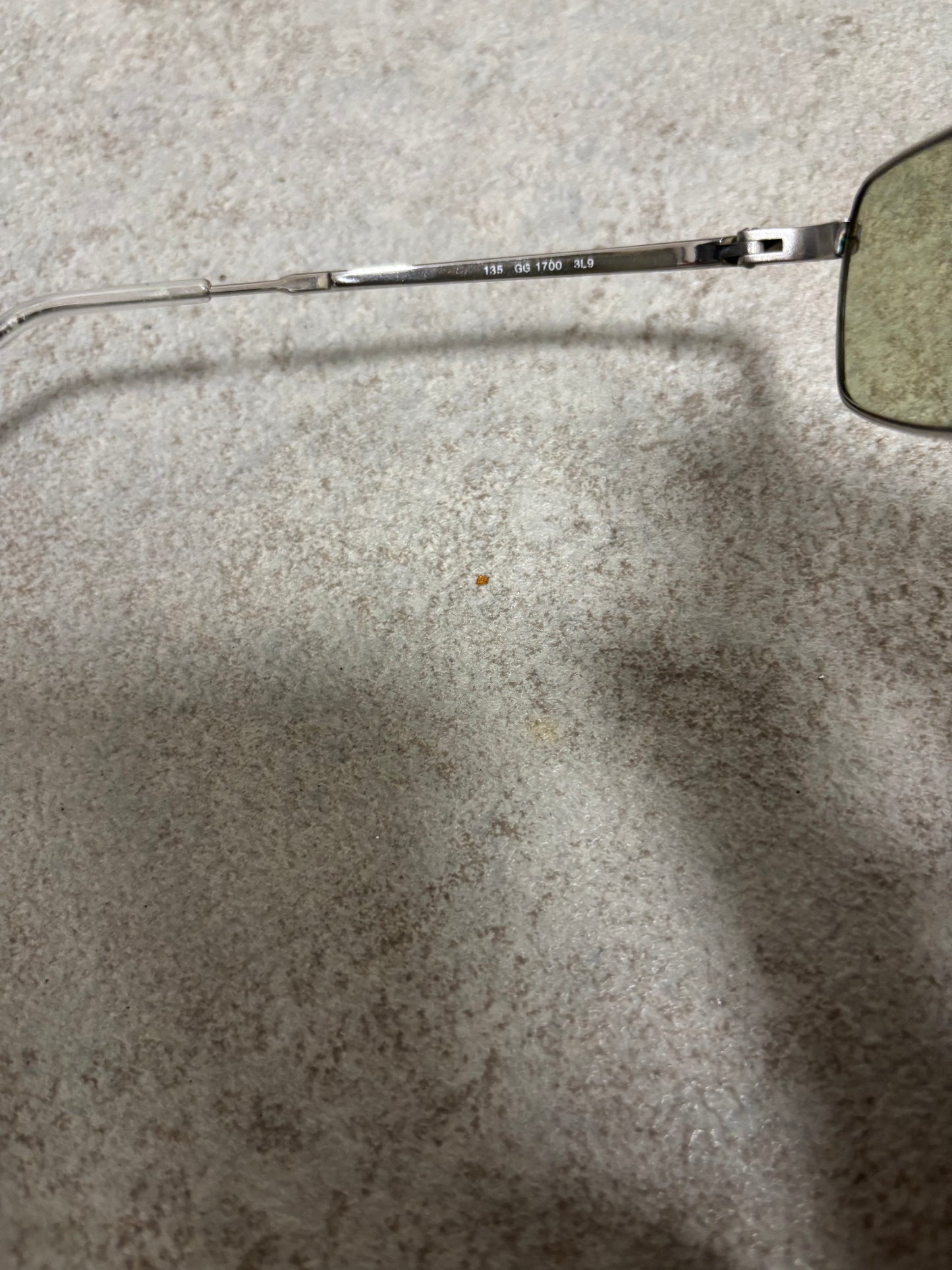 Gafas Rectangulares Metálicas Gucci 00s Vintage