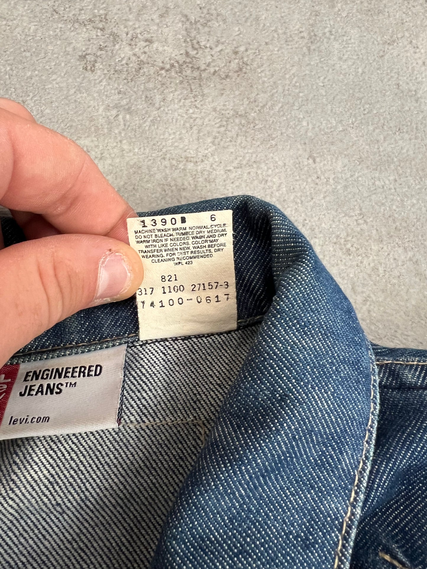 Chaqueta Vaquera Vintage Levi’s Engineered ‘One Pocket’ 00’s - S