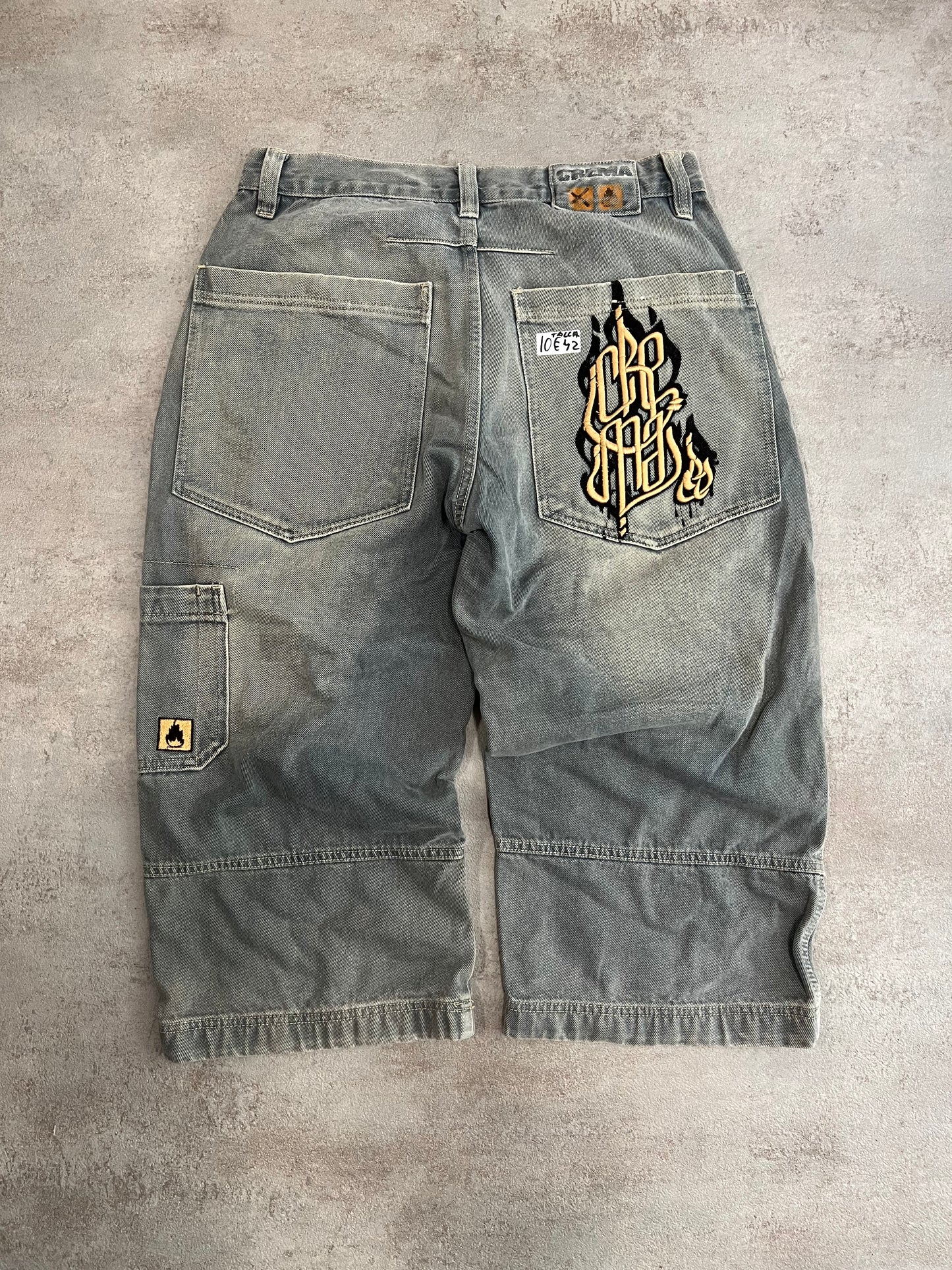 Shorts Baggy Vintage Crema Hip Hop 00’s - L