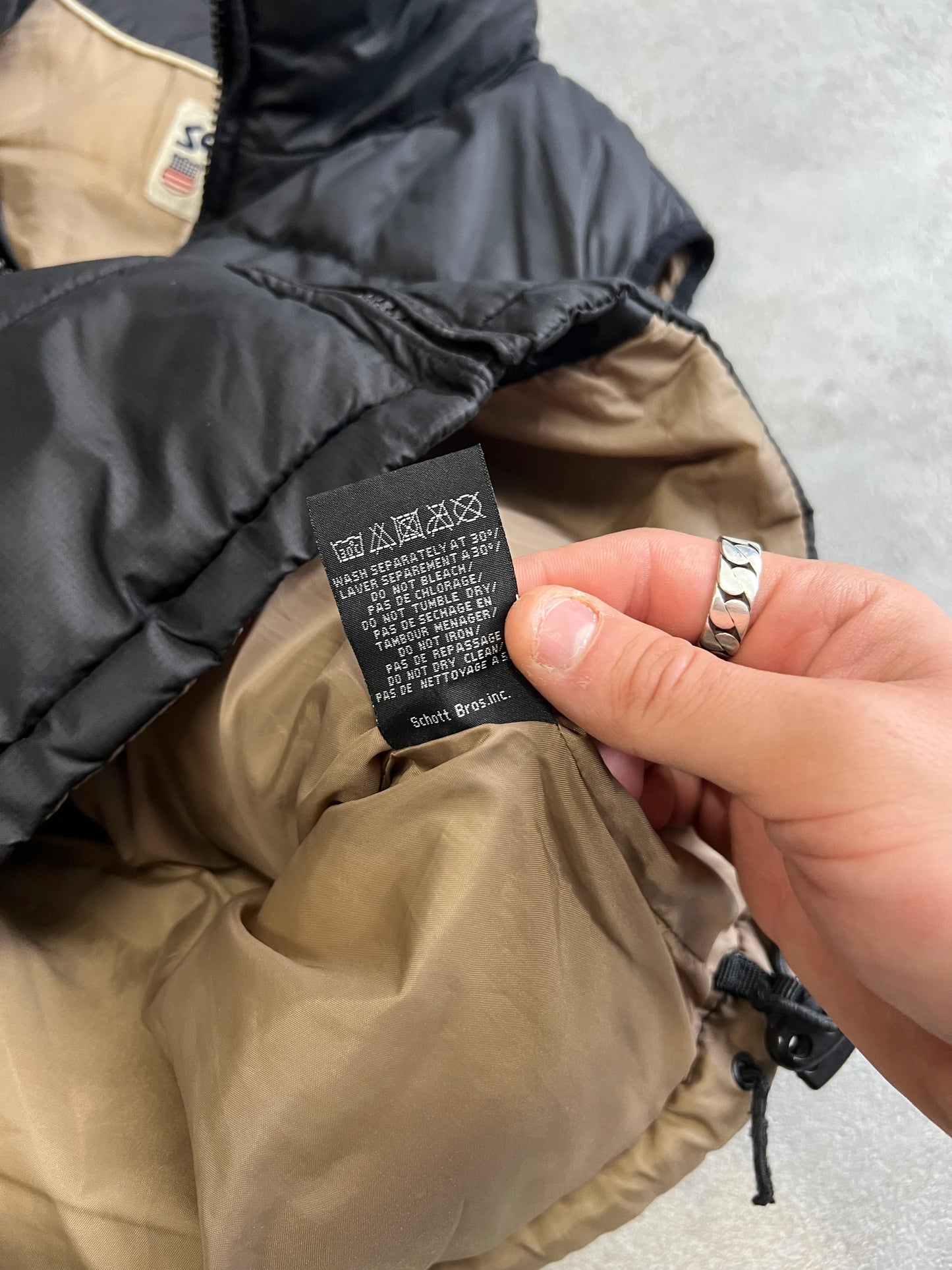 Chaleco Puffer Vintage Schott NYC - M