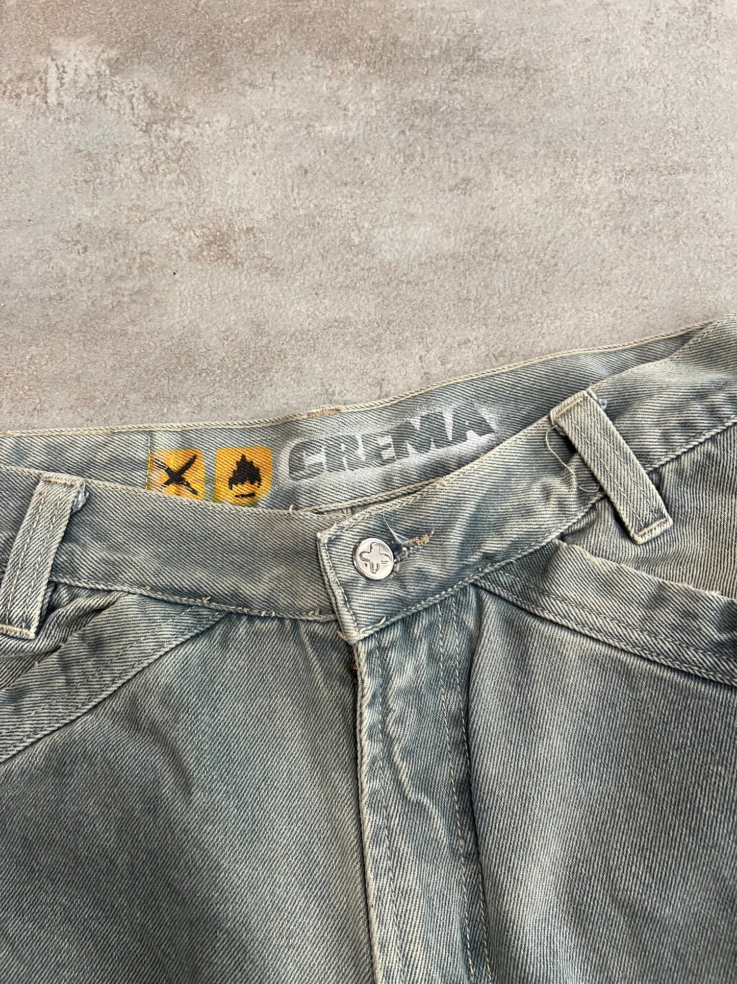Shorts Baggy Vintage Crema Hip Hop 00’s - L