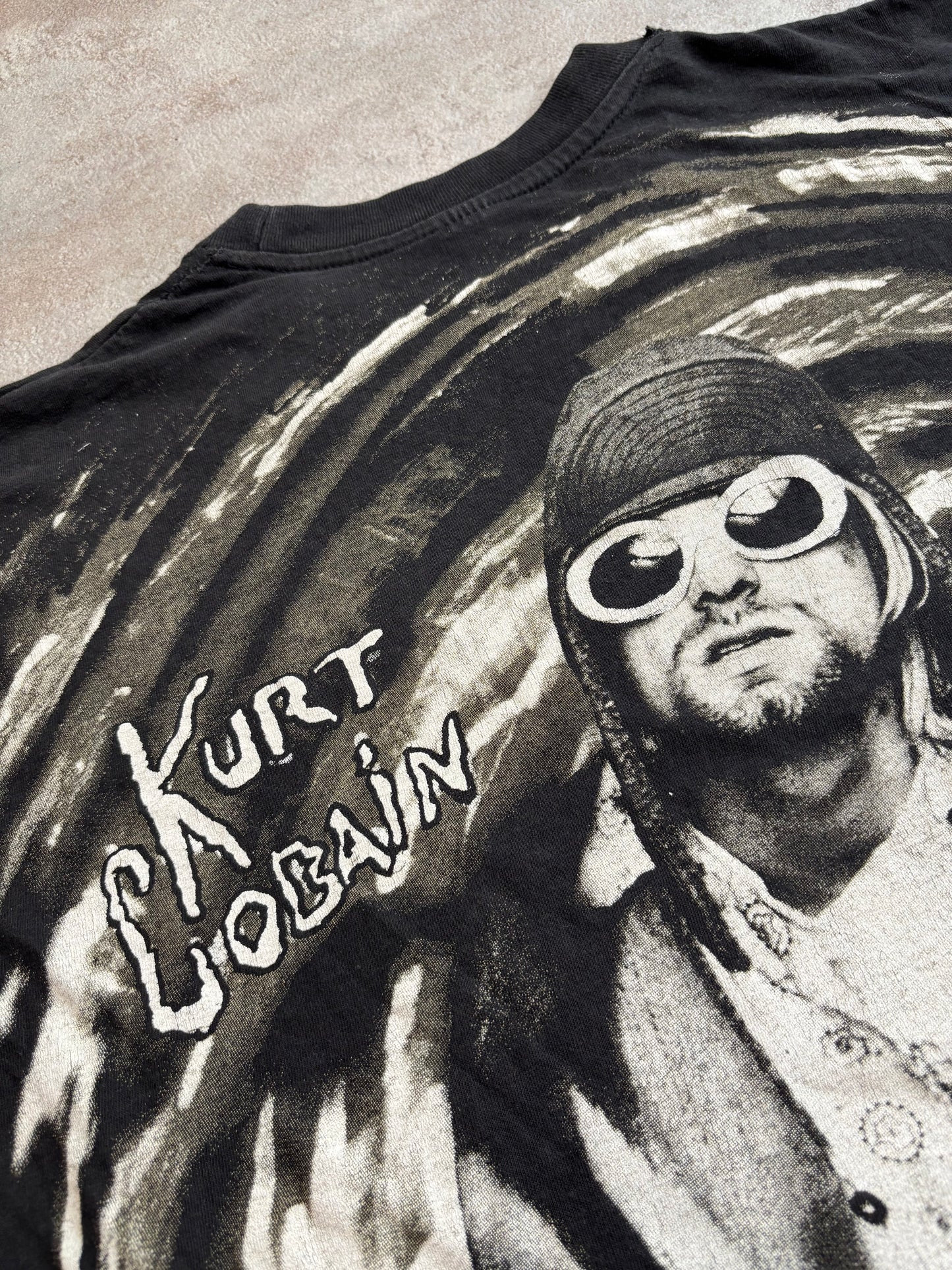 Camiseta Gráfica Kurt Cobain Bootleg Nirvana 90s Vintage - M