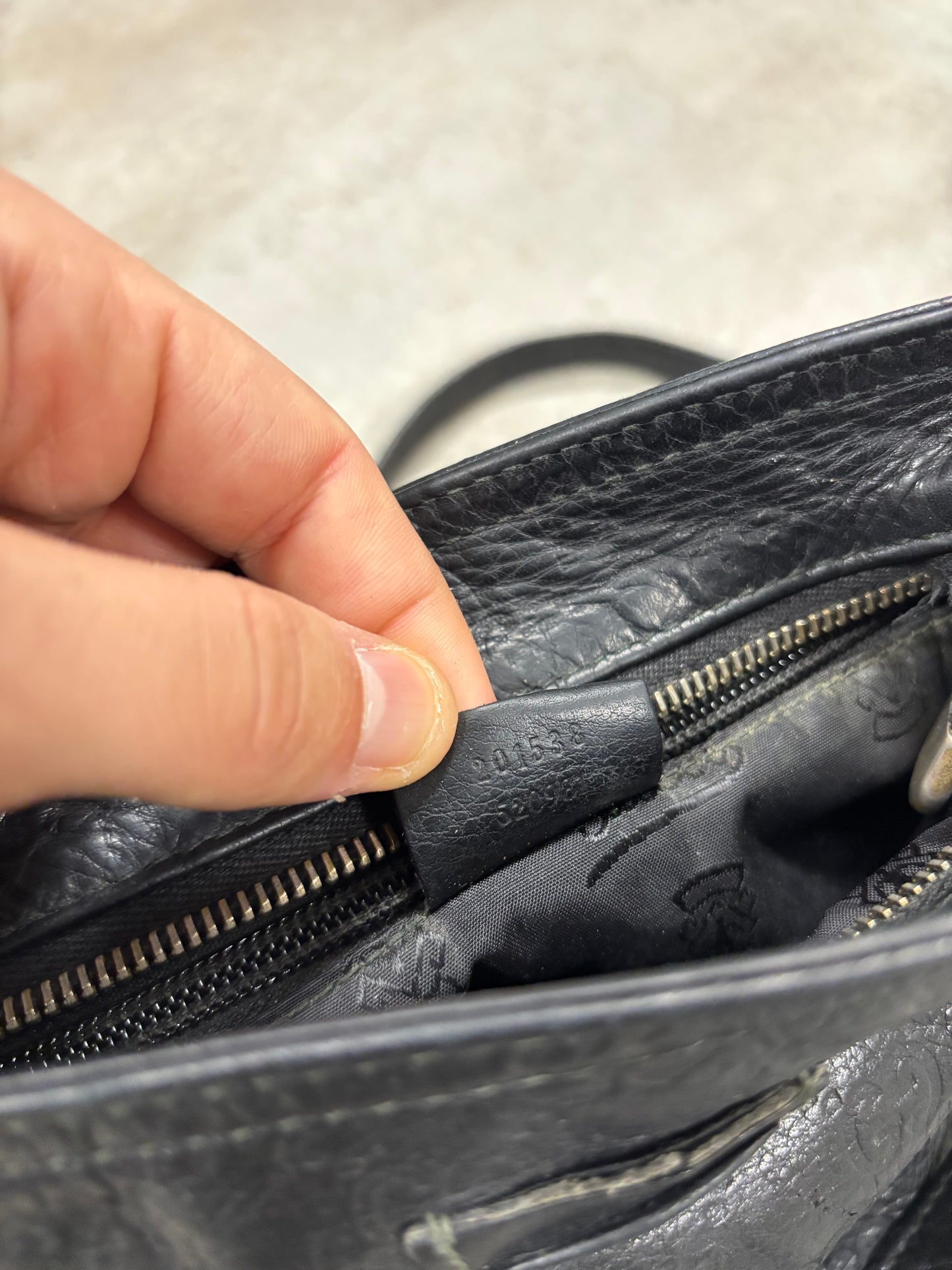 Bolso Bandolera Guccissima Monogram Cuero Gucci 00s Vintage