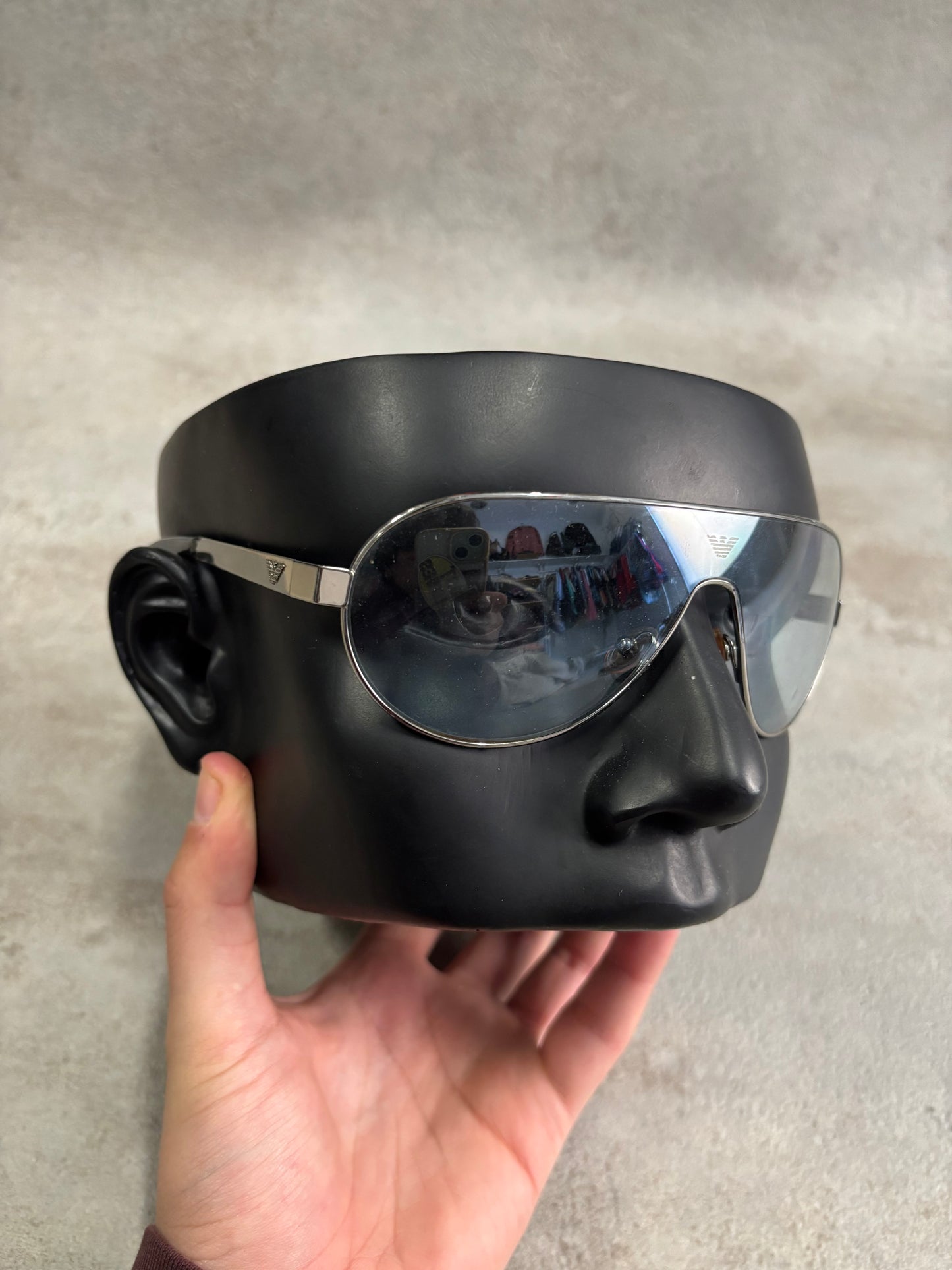 Gafas Cristal Transparente Emporio Armani 00s Vintage